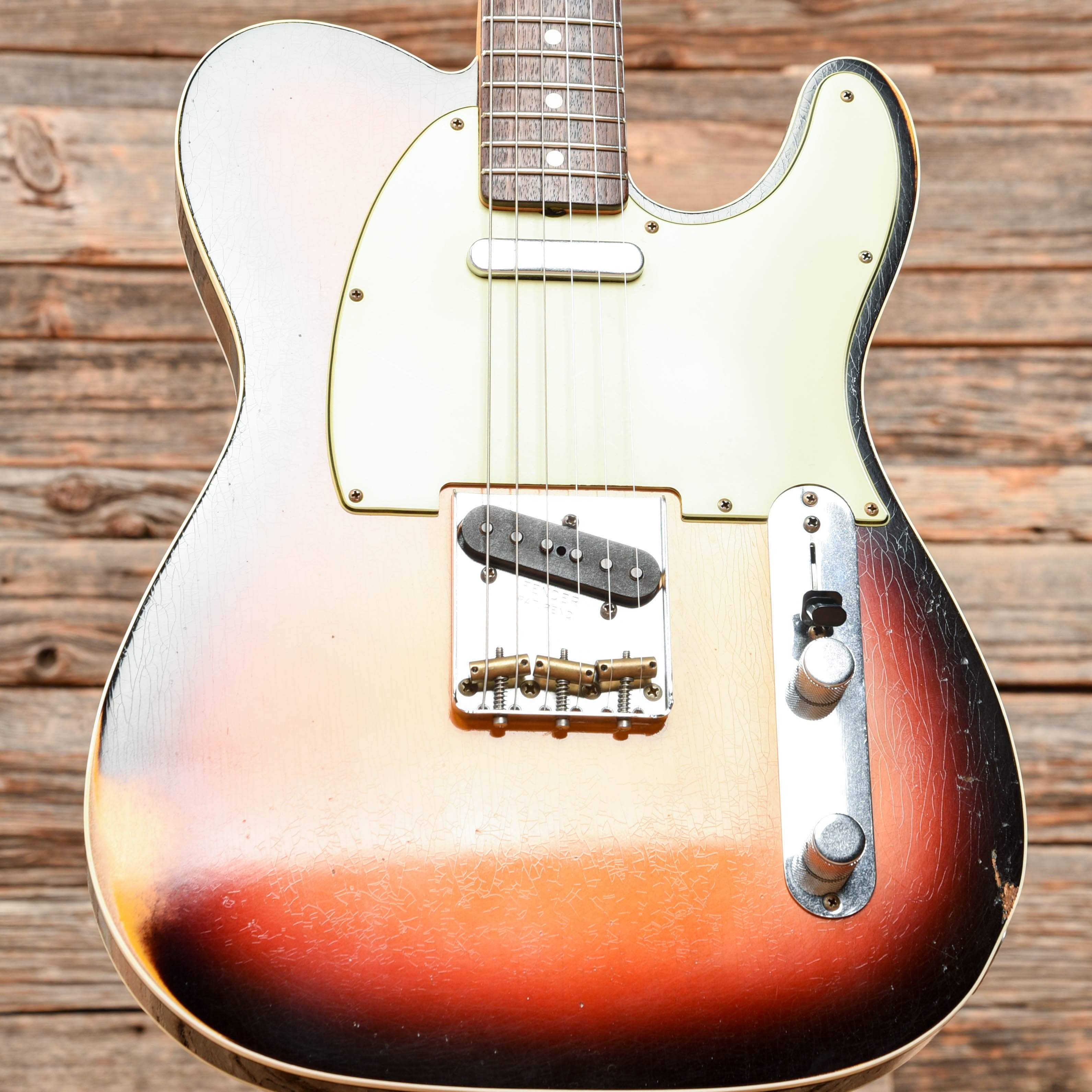 Fender Custom Shop 1960 Telecaster Relic Sunburst 2013 Electric Guitars / Solid Body