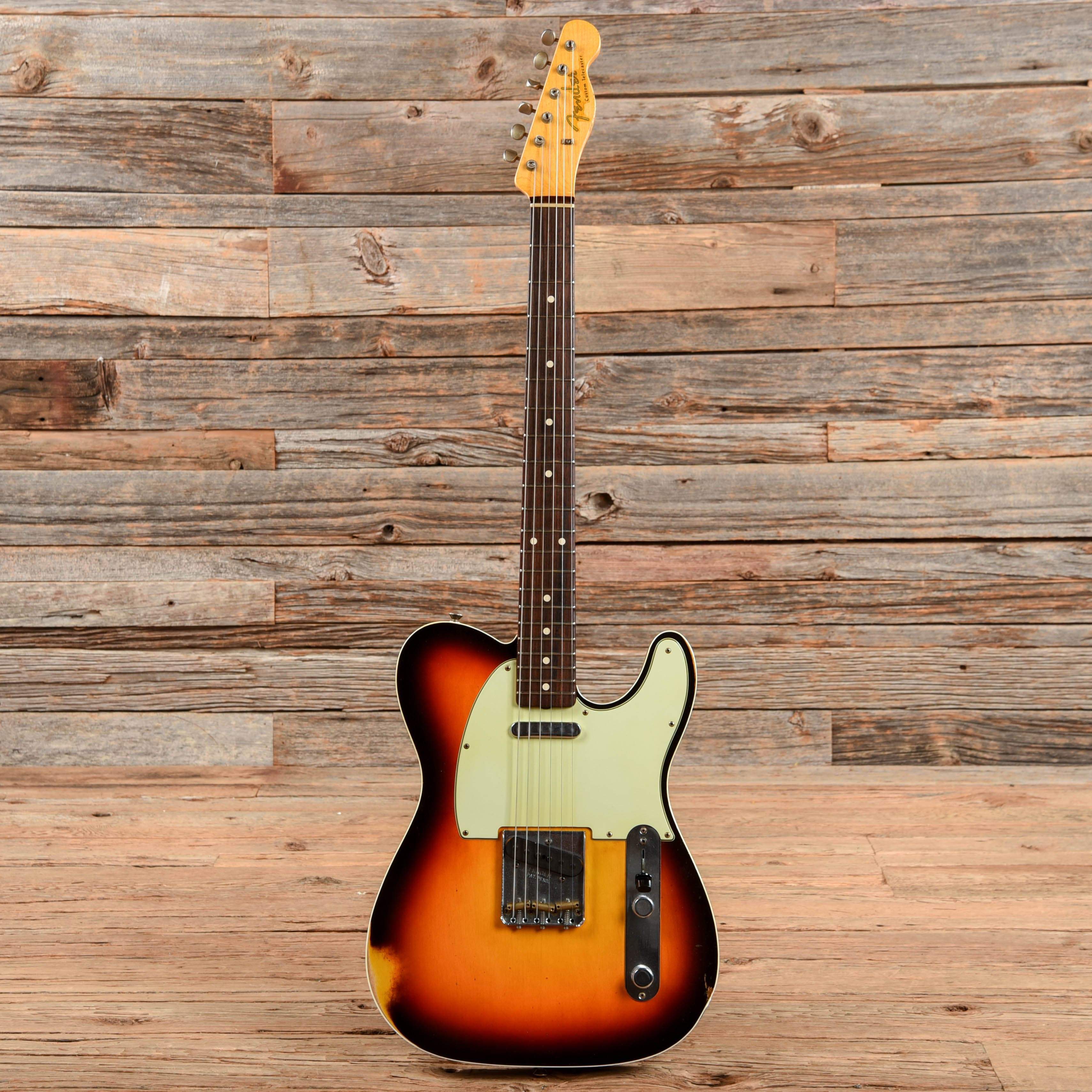 Fender Custom Shop 1960 Telecaster Relic Sunburst 2013 Electric Guitars / Solid Body