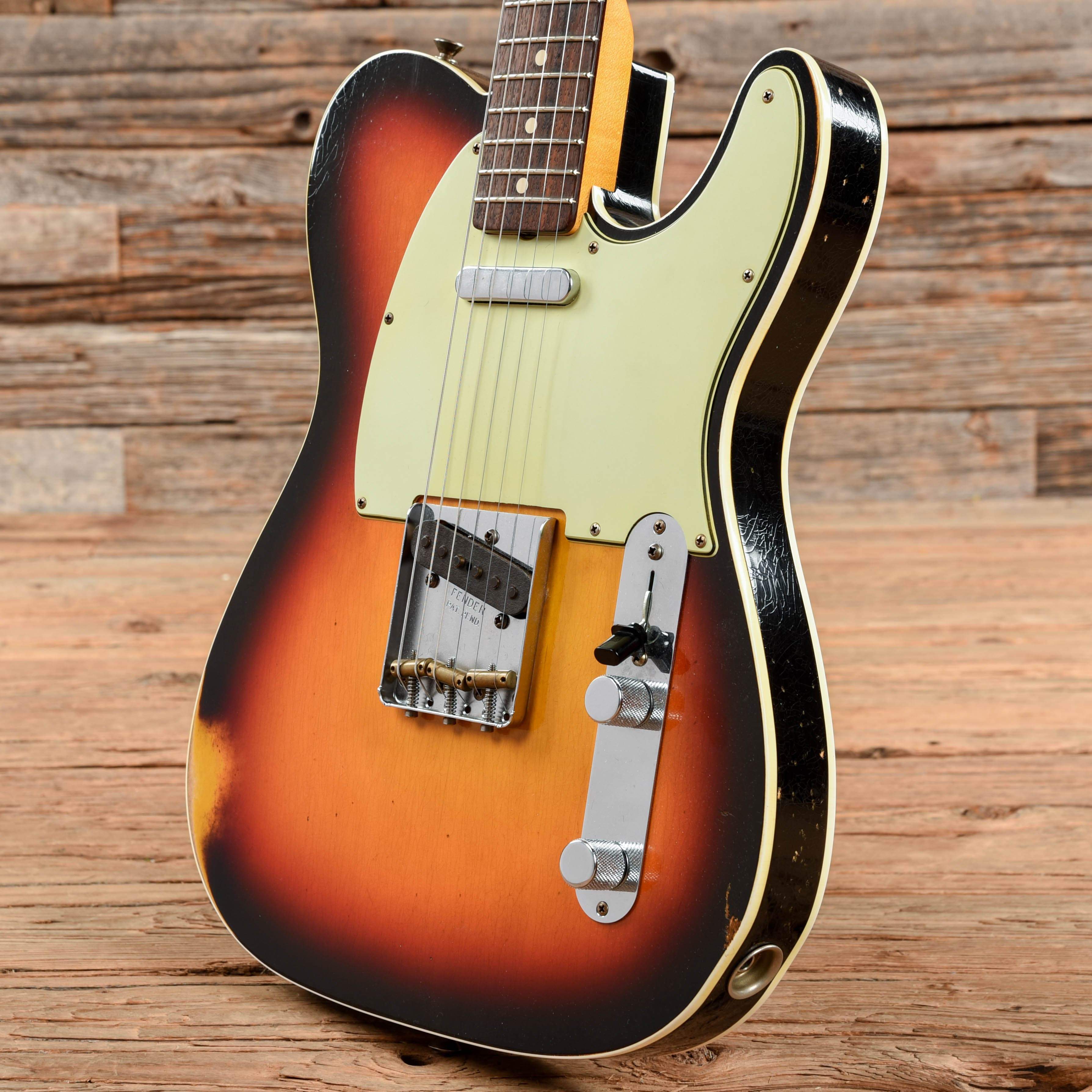 Fender Custom Shop 1960 Telecaster Relic Sunburst 2013 Electric Guitars / Solid Body