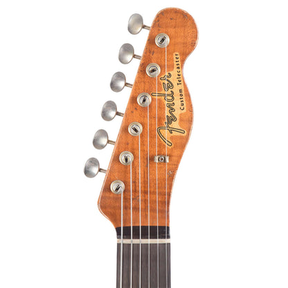 Fender Custom Shop 1961 Custom Telecaster Relic Aged Fiesta Red w/Rose Decal & Brazilian Rosewood Fingerboard Master Built by Vincent Van Trigt Electric Guitars / Solid Body