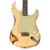 Fender Custom Shop 1961 Stratocaster Heavy Relic Aged Vintage White Over 3-Color Sunburst Electric Guitars / Solid Body