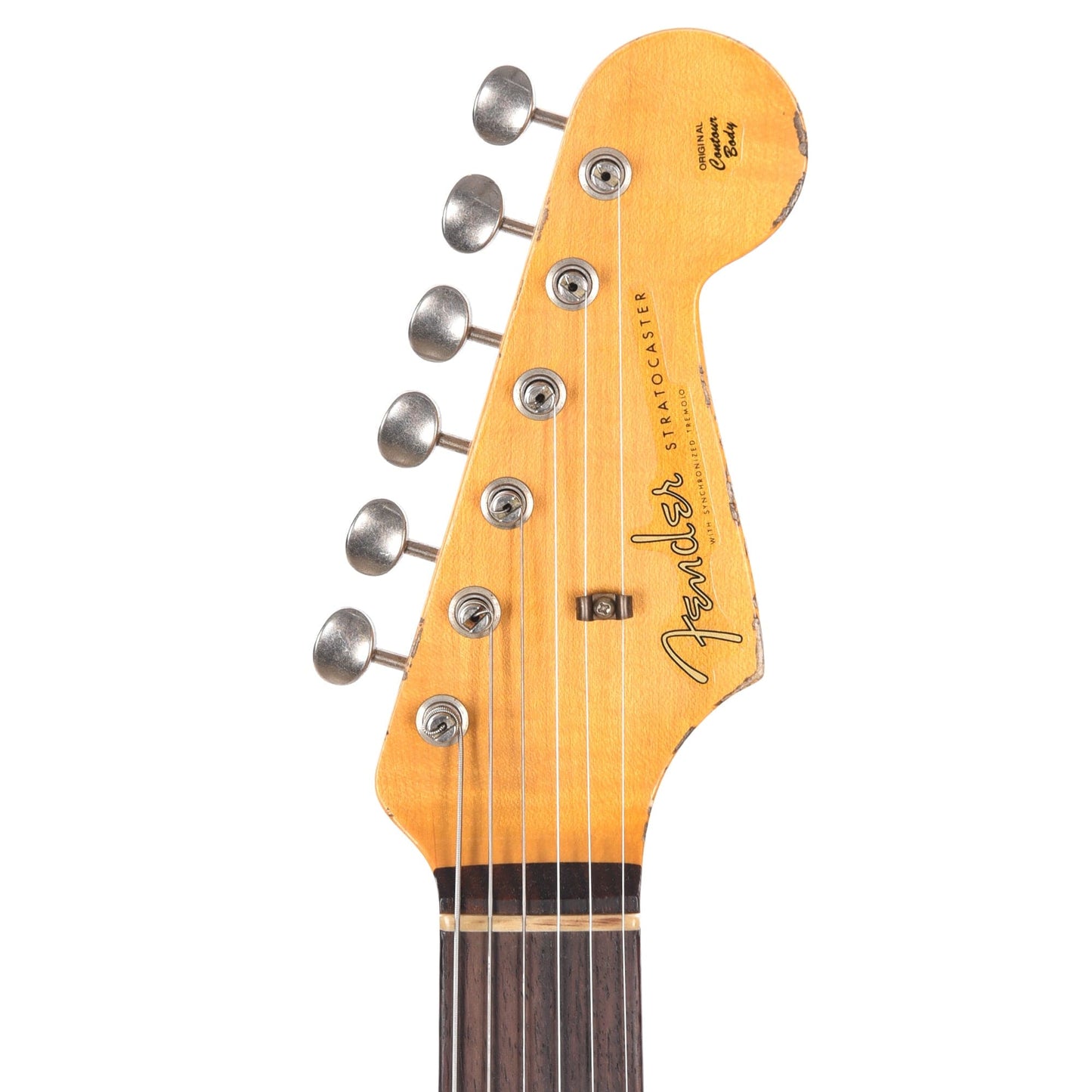 Fender Custom Shop 1961 Stratocaster Heavy Relic Super Faded Aged Sonic Blue Over 3-Color Sunburst Electric Guitars / Solid Body