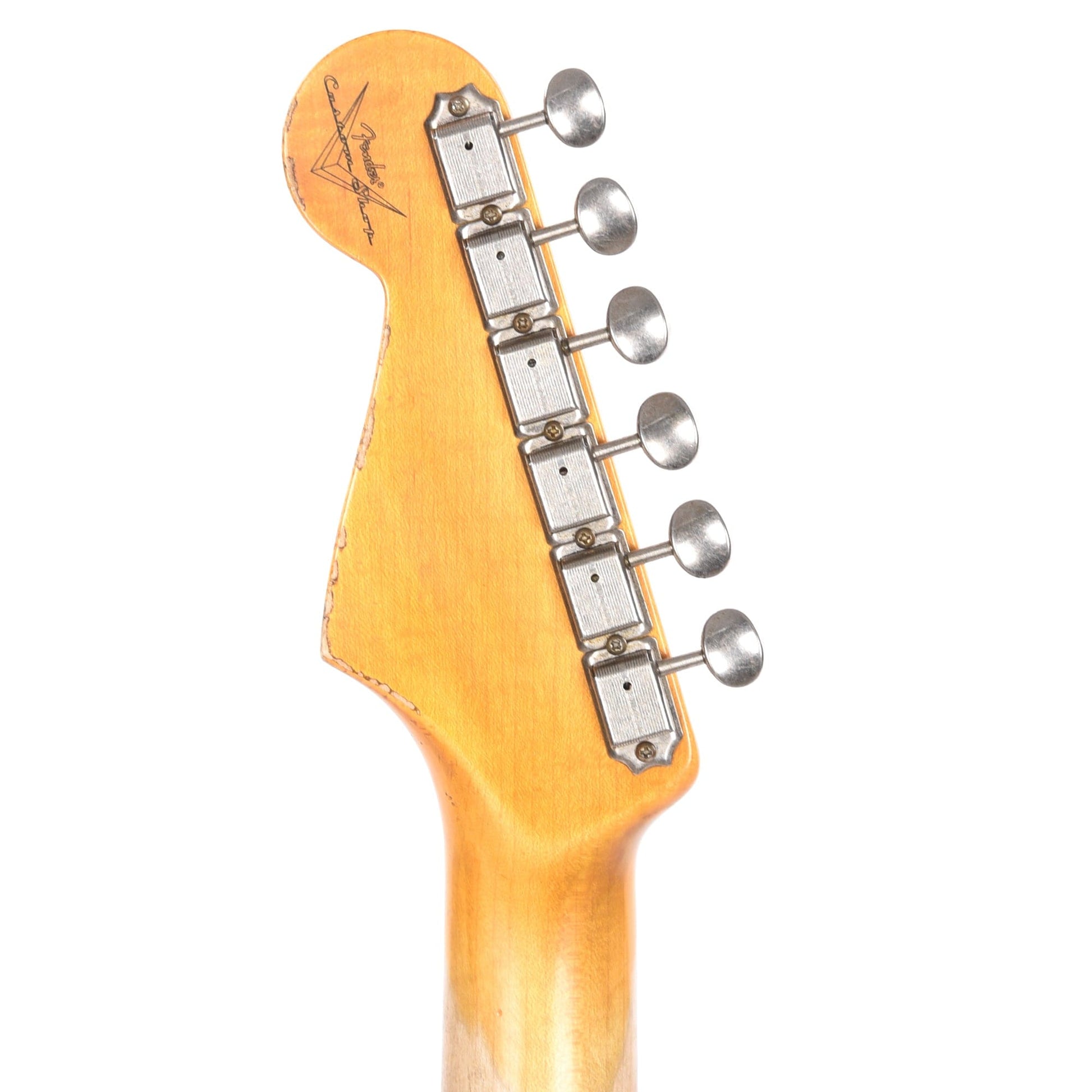 Fender Custom Shop 1961 Stratocaster Heavy Relic Super Faded Aged Sonic Blue Over 3-Color Sunburst Electric Guitars / Solid Body