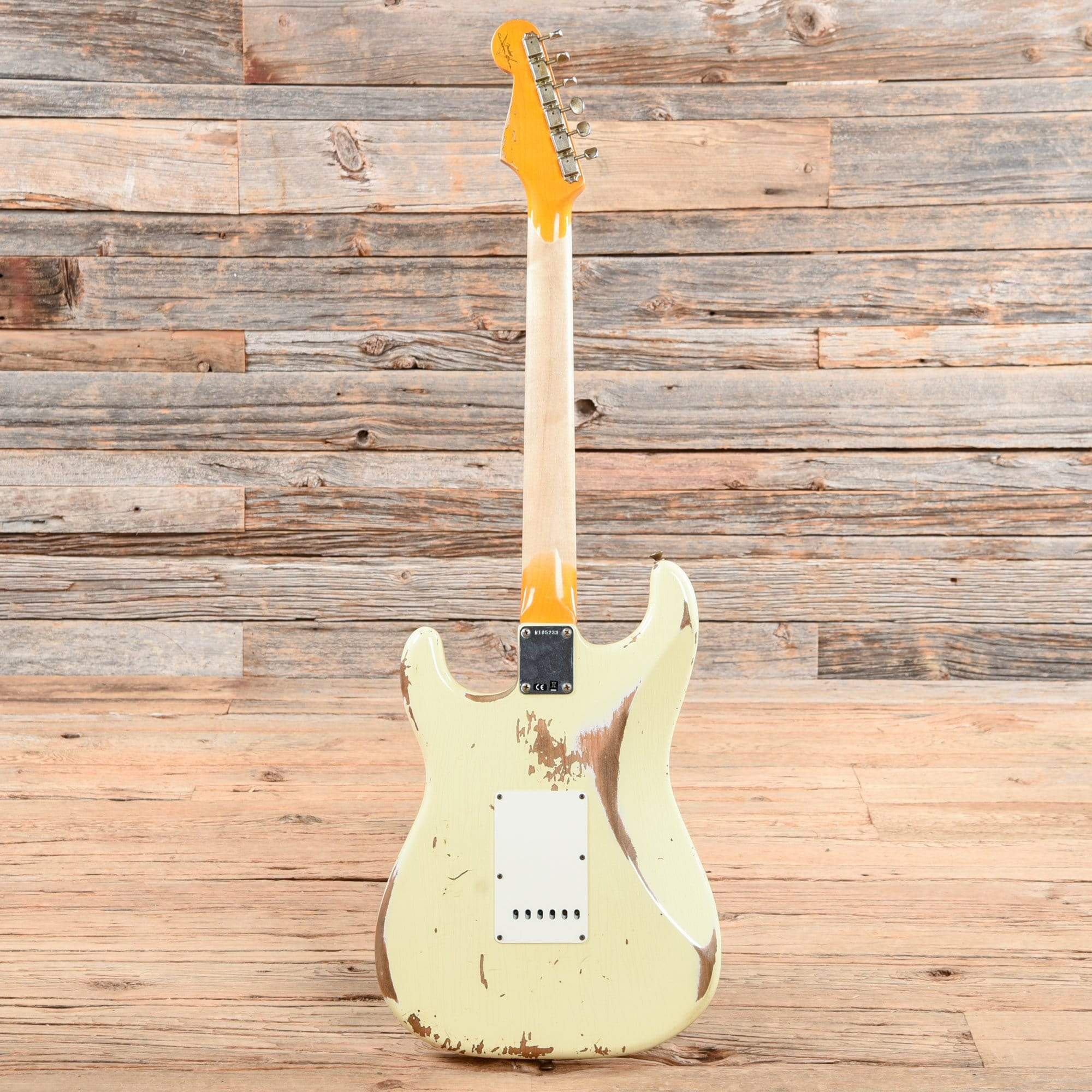 Fender Custom Shop 1961 Stratocaster Heavy Relic Vintage White 2020 Electric Guitars / Solid Body