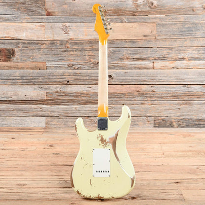 Fender Custom Shop 1961 Stratocaster Heavy Relic Vintage White 2020 Electric Guitars / Solid Body