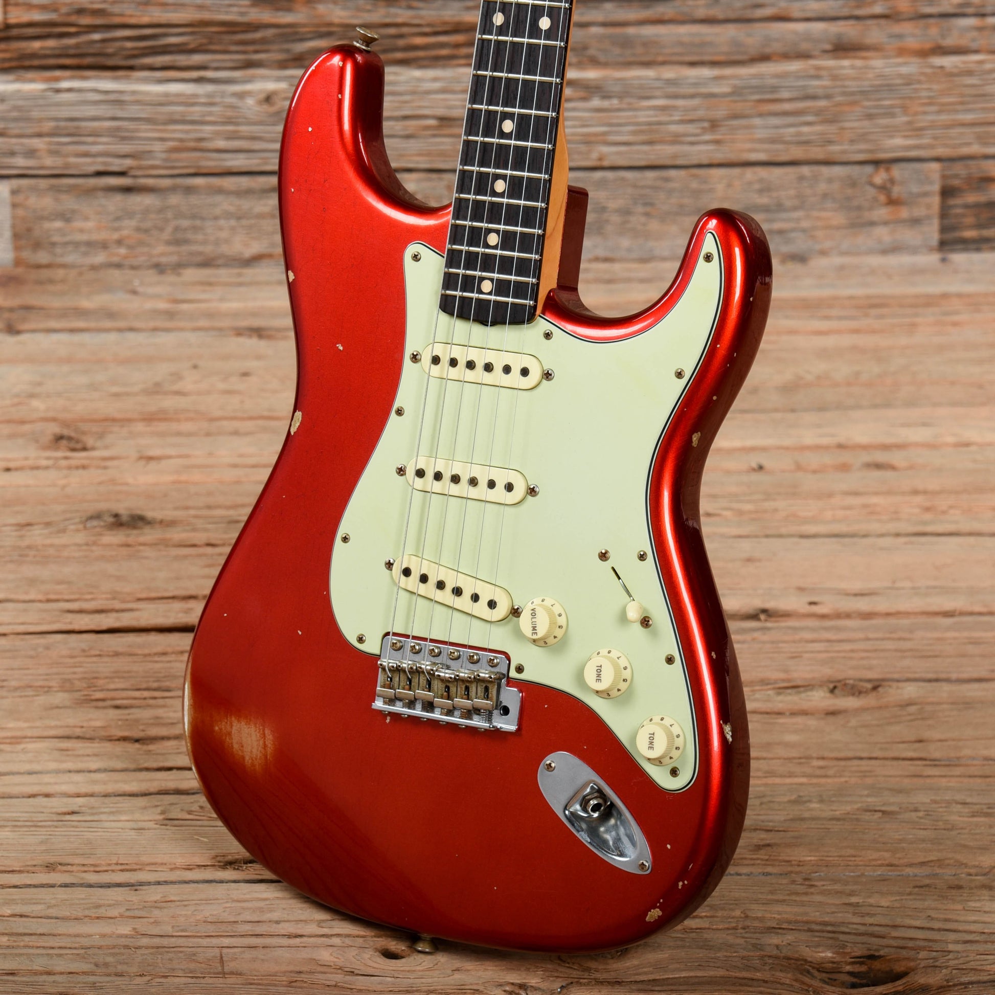 Fender Custom Shop 1961 Stratocaster Relic Candy Apple Red 2016 Electric Guitars / Solid Body