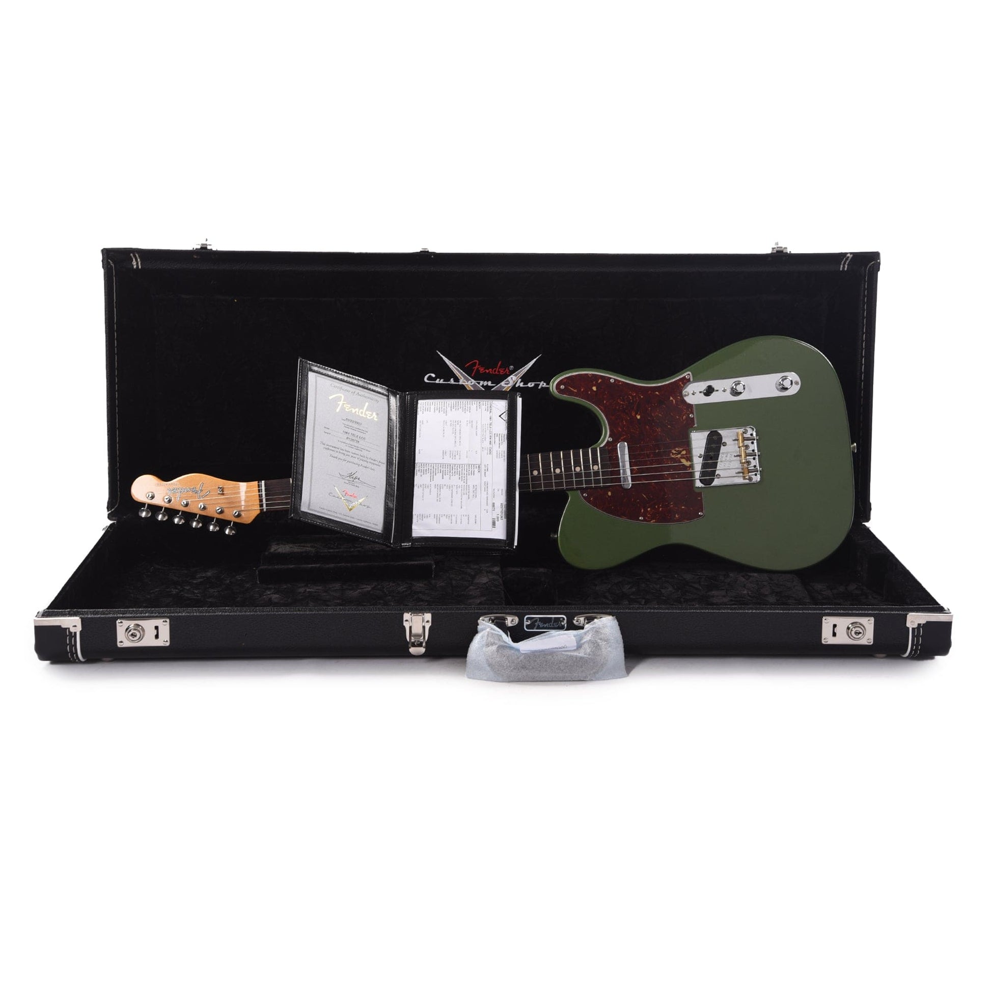 Fender Custom Shop 1961 Telecaster "Chicago Special" DCC Aged Cadillac Green w/Tortoise Pickguard Electric Guitars / Solid Body