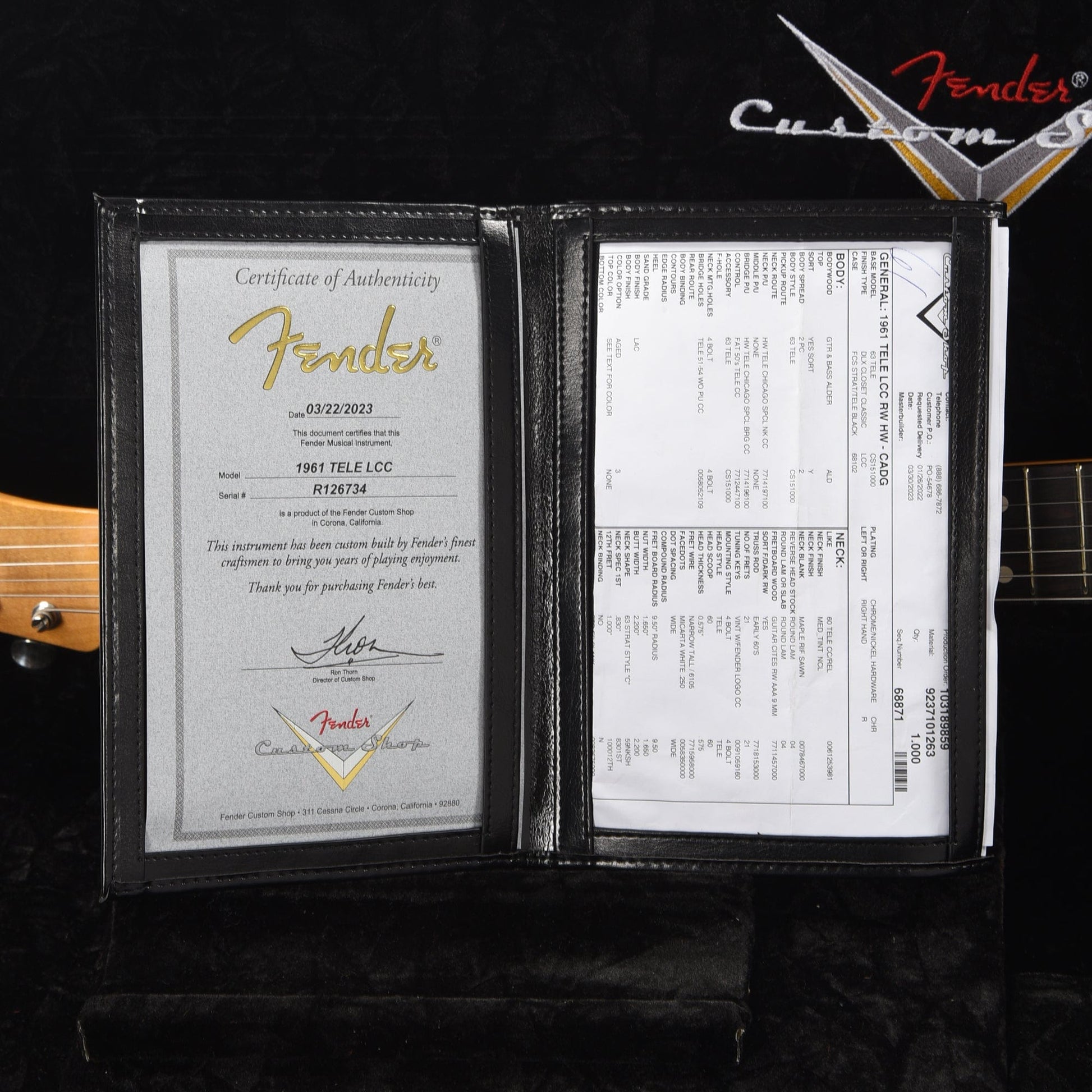 Fender Custom Shop 1961 Telecaster "Chicago Special" DCC Aged Cadillac Green w/Tortoise Pickguard Electric Guitars / Solid Body