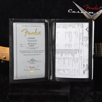 Fender Custom Shop 1961 Telecaster "Chicago Special" DCC Aged Cadillac Green w/Tortoise Pickguard Electric Guitars / Solid Body