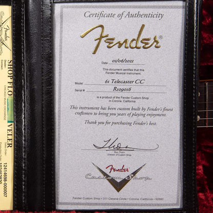 Fender Custom Shop 1961 Telecaster "Chicago Special" Deluxe Closet Classic Shell Pink Sparkle Electric Guitars / Solid Body