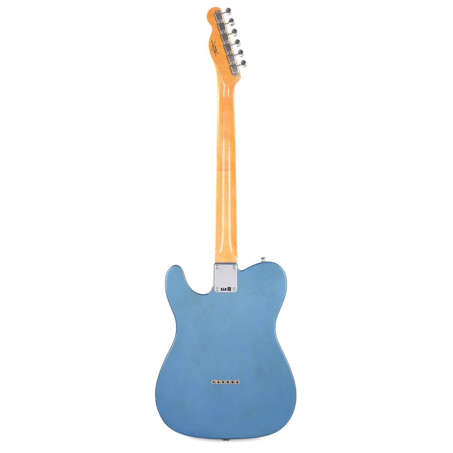 Fender Custom Shop 1961 Telecaster "Chicago Special" Journeyman Relic Aged Lake Placid Blue w/Painted Headcap & 4-Ply Tortoise Pickguard Electric Guitars / Solid Body