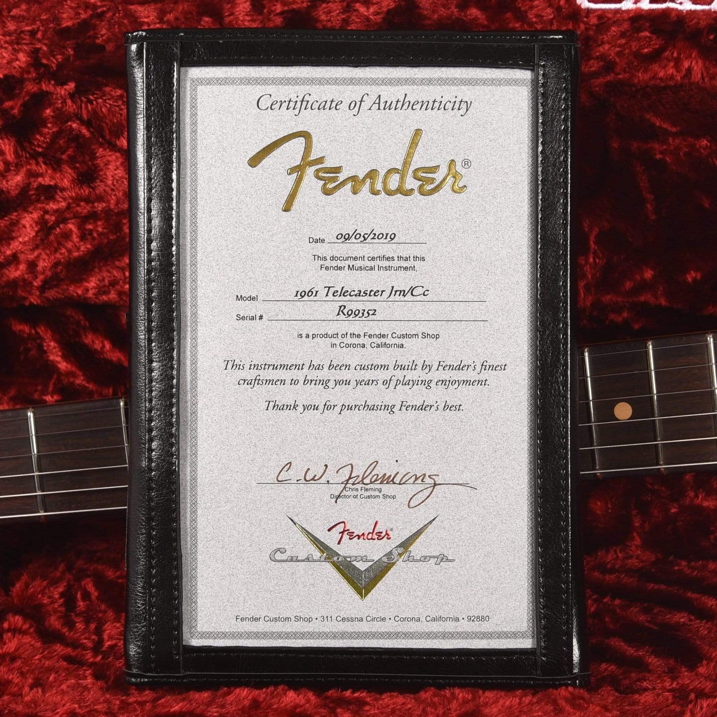 Fender Custom Shop 1961 Telecaster "Chicago Special" Journeyman Relic Bright Amber Metallic w/Painted Headcap Electric Guitars / Solid Body