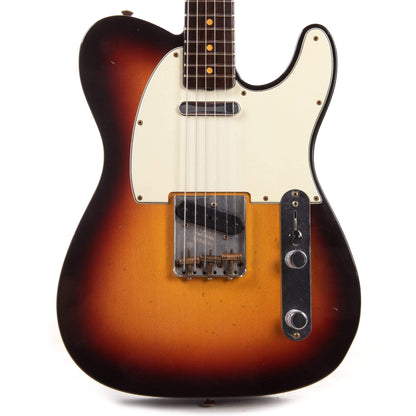 Fender Custom Shop 1961 Telecaster "Chicago Special" Journeyman Relic Faded Aged Chocolate 3-Tone Sunburst w/Rosewood Neck Electric Guitars / Solid Body
