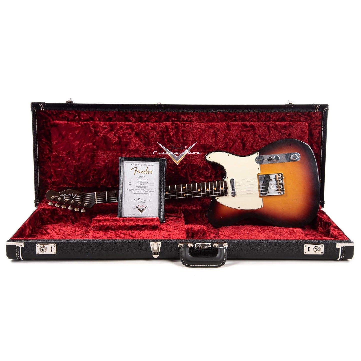 Fender Custom Shop 1961 Telecaster "Chicago Special" Journeyman Relic Faded Aged Chocolate 3-Tone Sunburst w/Rosewood Neck Electric Guitars / Solid Body