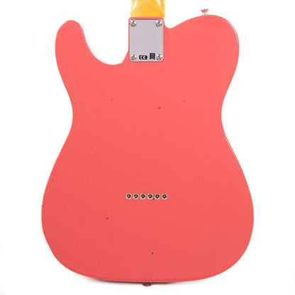 Fender Custom Shop 1961 Telecaster "Chicago Special" Journeyman Relic Faded Fiesta Red w/Painted Headcap & 4-Ply Tortoise Pickguard Electric Guitars / Solid Body