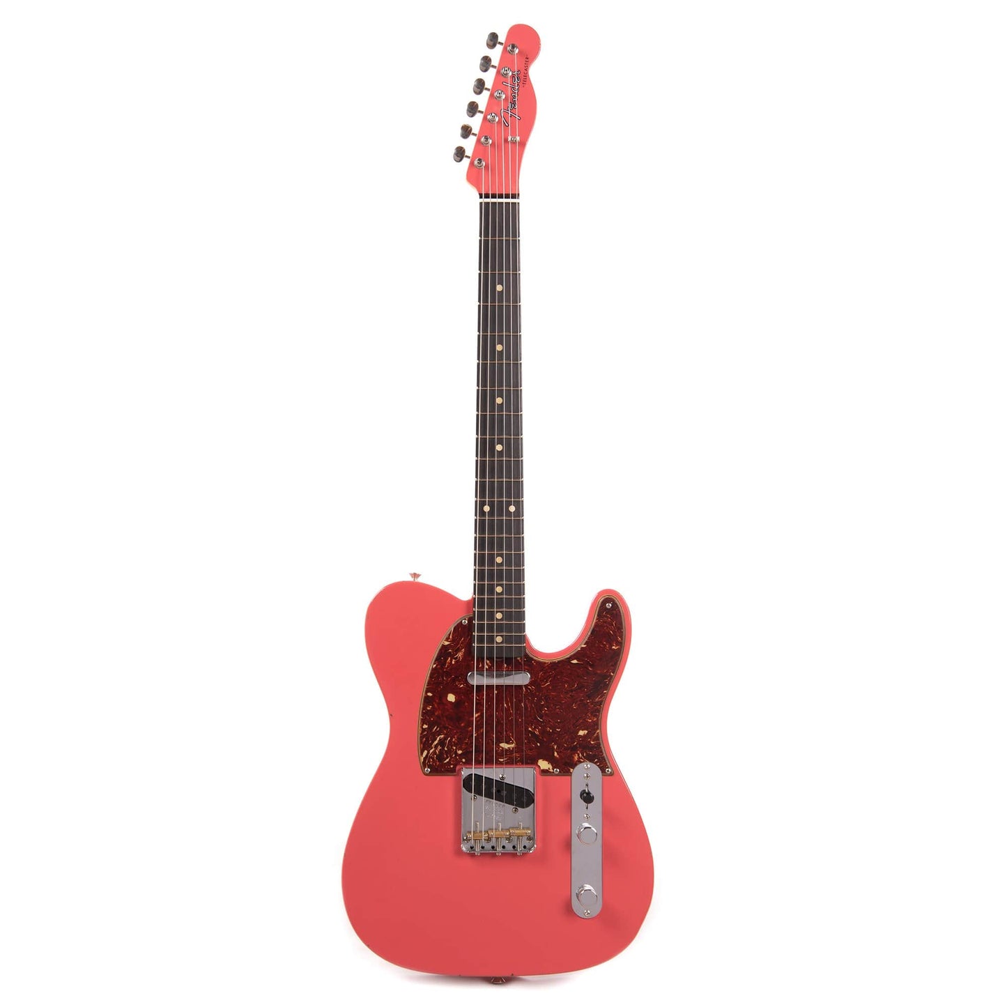 Fender Custom Shop 1961 Telecaster "Chicago Special" Journeyman Relic Faded Fiesta Red w/Painted Headcap & 4-Ply Tortoise Pickguard Electric Guitars / Solid Body