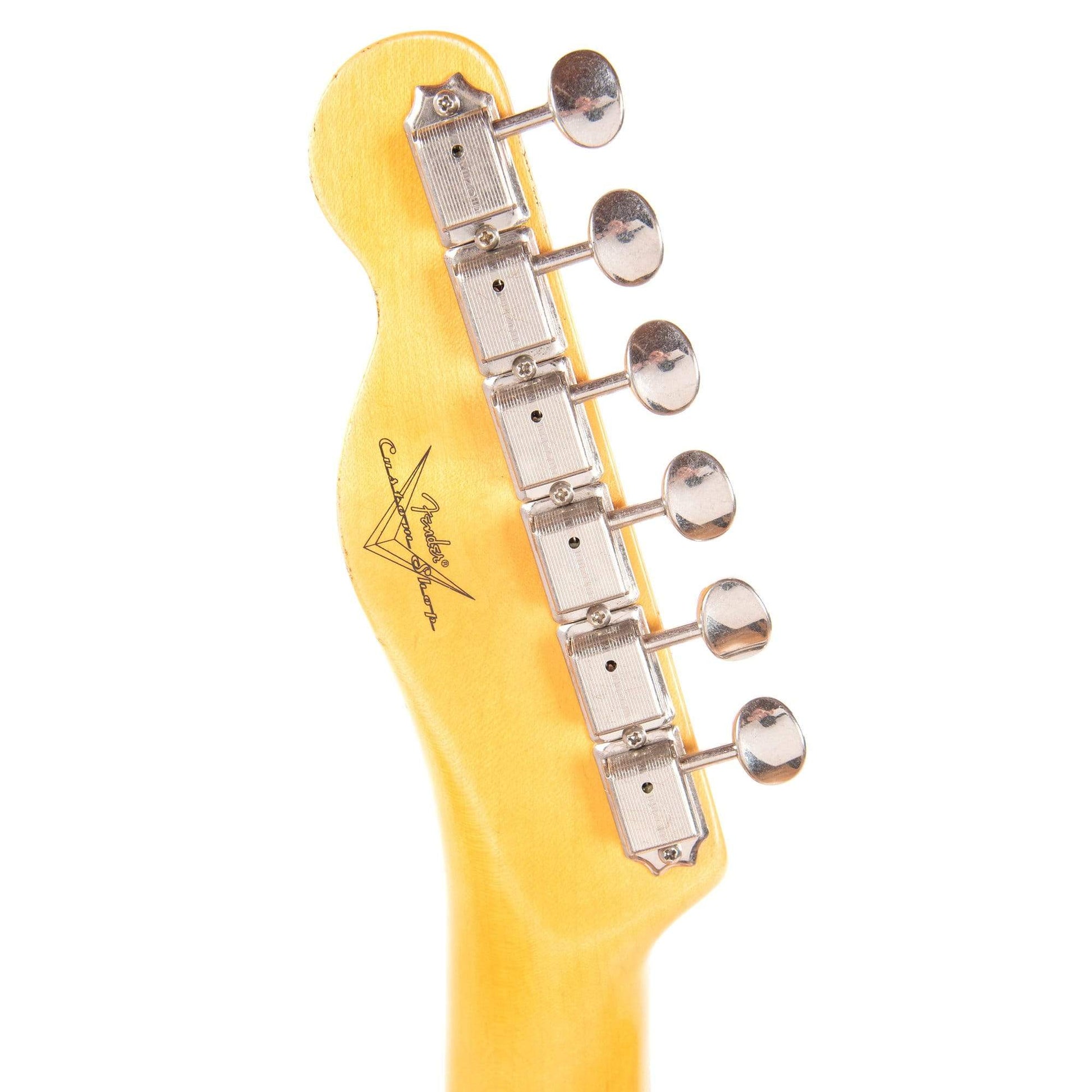 Fender Custom Shop 1961 Telecaster "Chicago Special" Journeyman Relic Faded Fiesta Red w/Painted Headcap & 4-Ply Tortoise Pickguard Electric Guitars / Solid Body