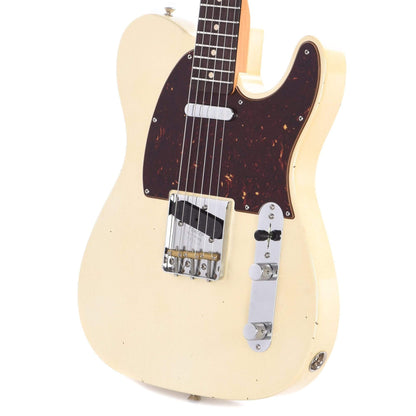 Fender Custom Shop 1961 Telecaster "Chicago Special" Journeyman Relic Super Aged Olympic White w/Painted Headcap Electric Guitars / Solid Body