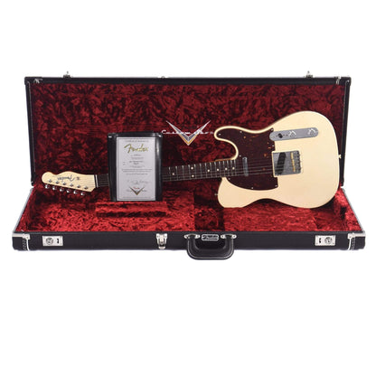 Fender Custom Shop 1961 Telecaster "Chicago Special" Journeyman Relic Super Aged Olympic White w/Painted Headcap Electric Guitars / Solid Body