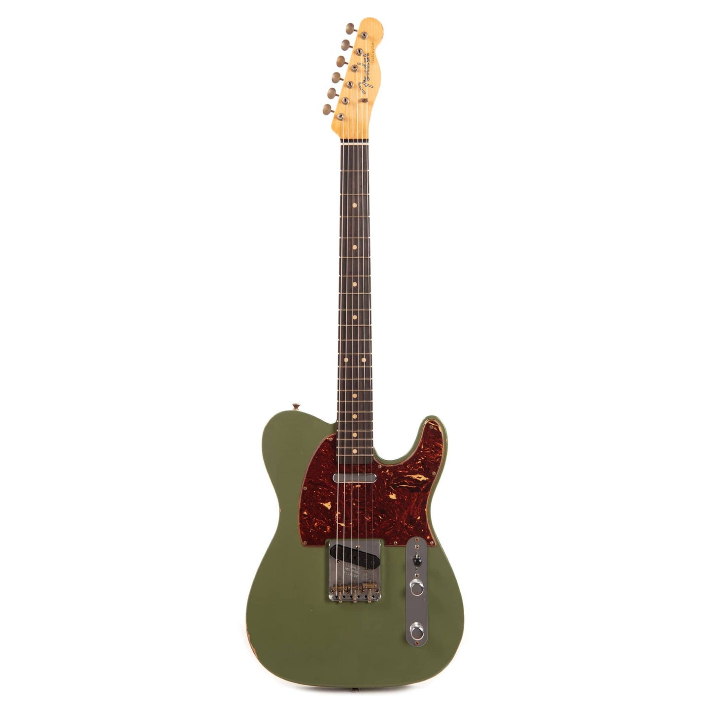 Fender Custom Shop 1961 Telecaster "Chicago Special" Relic Olive Drab w/Tortoise Pickguard Electric Guitars / Solid Body