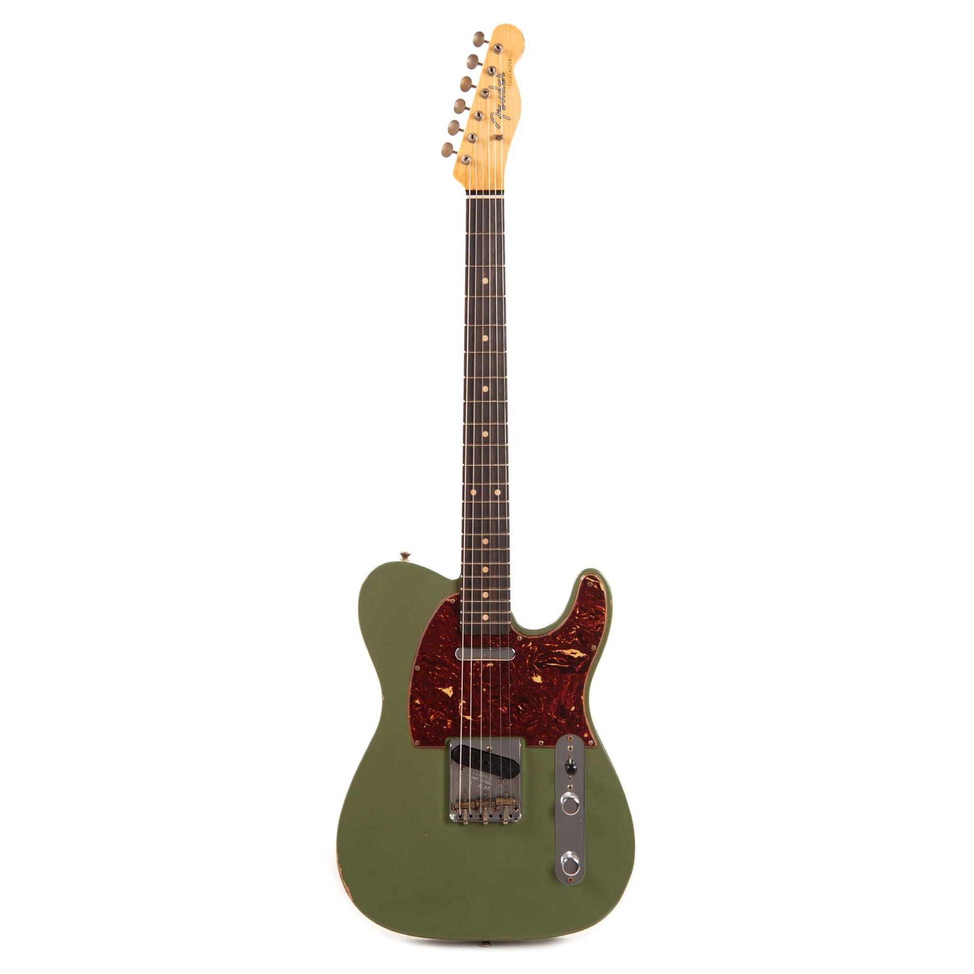 Fender Custom Shop 1961 Telecaster "Chicago Special" Relic Olive Drab w/Tortoise Pickguard Electric Guitars / Solid Body
