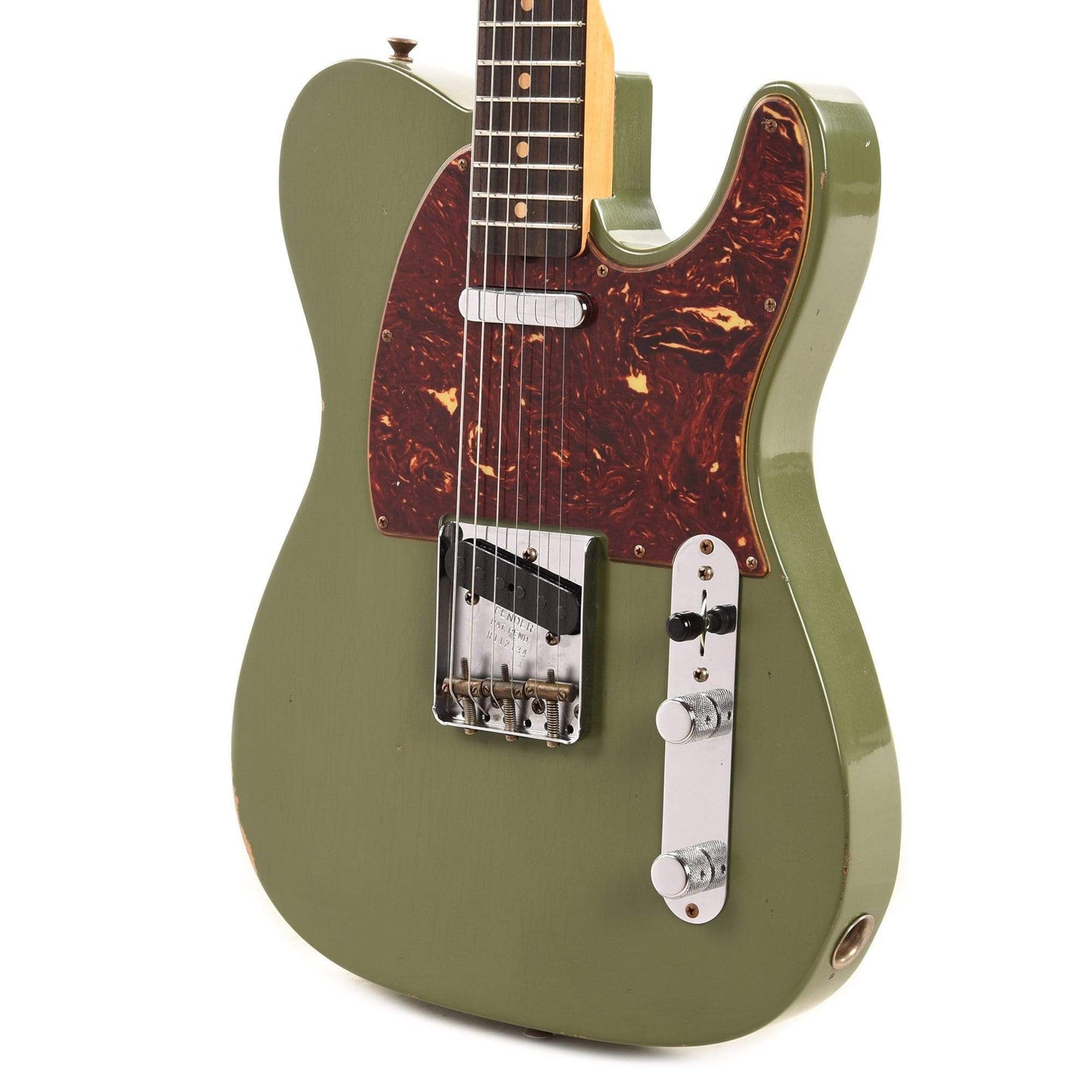 Fender Custom Shop 1961 Telecaster "Chicago Special" Relic Olive Drab w/Tortoise Pickguard Electric Guitars / Solid Body