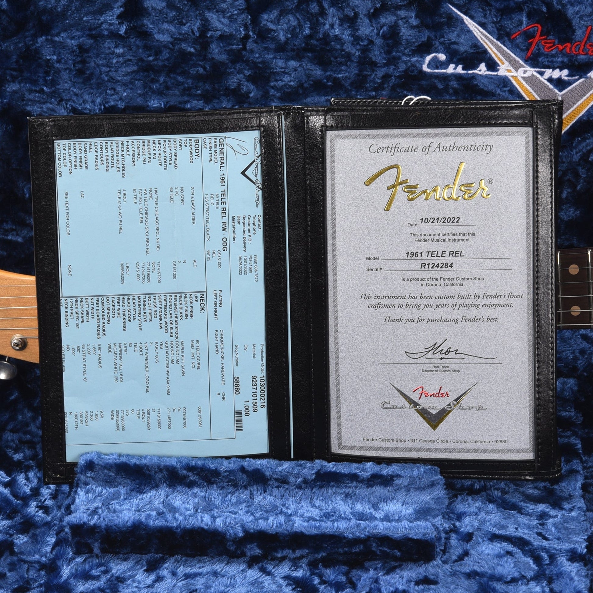 Fender Custom Shop 1961 Telecaster "Chicago Special" Relic Olive Drab w/Tortoise Pickguard Electric Guitars / Solid Body