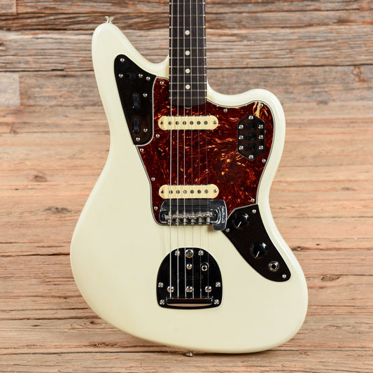 Fender Custom Shop 1962 Jaguar "CME Spec" DCC RW Super Aged Olympic White w/Painted Headcap Electric Guitars / Solid Body