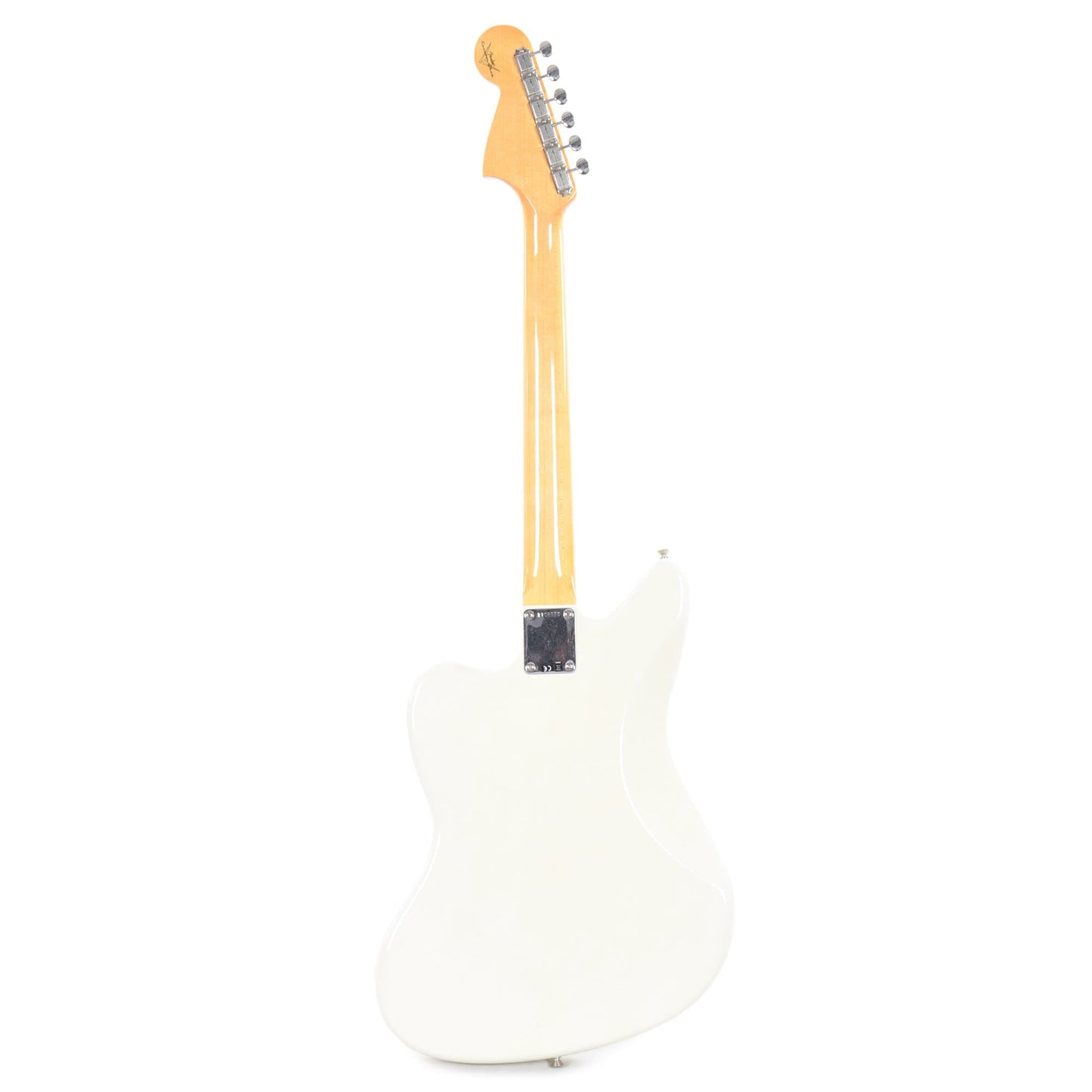 Fender Custom Shop 1962 Jaguar "CME Spec" Deluxe Closet Classic Super Aged Olympic White w/Painted Headcap Electric Guitars / Solid Body