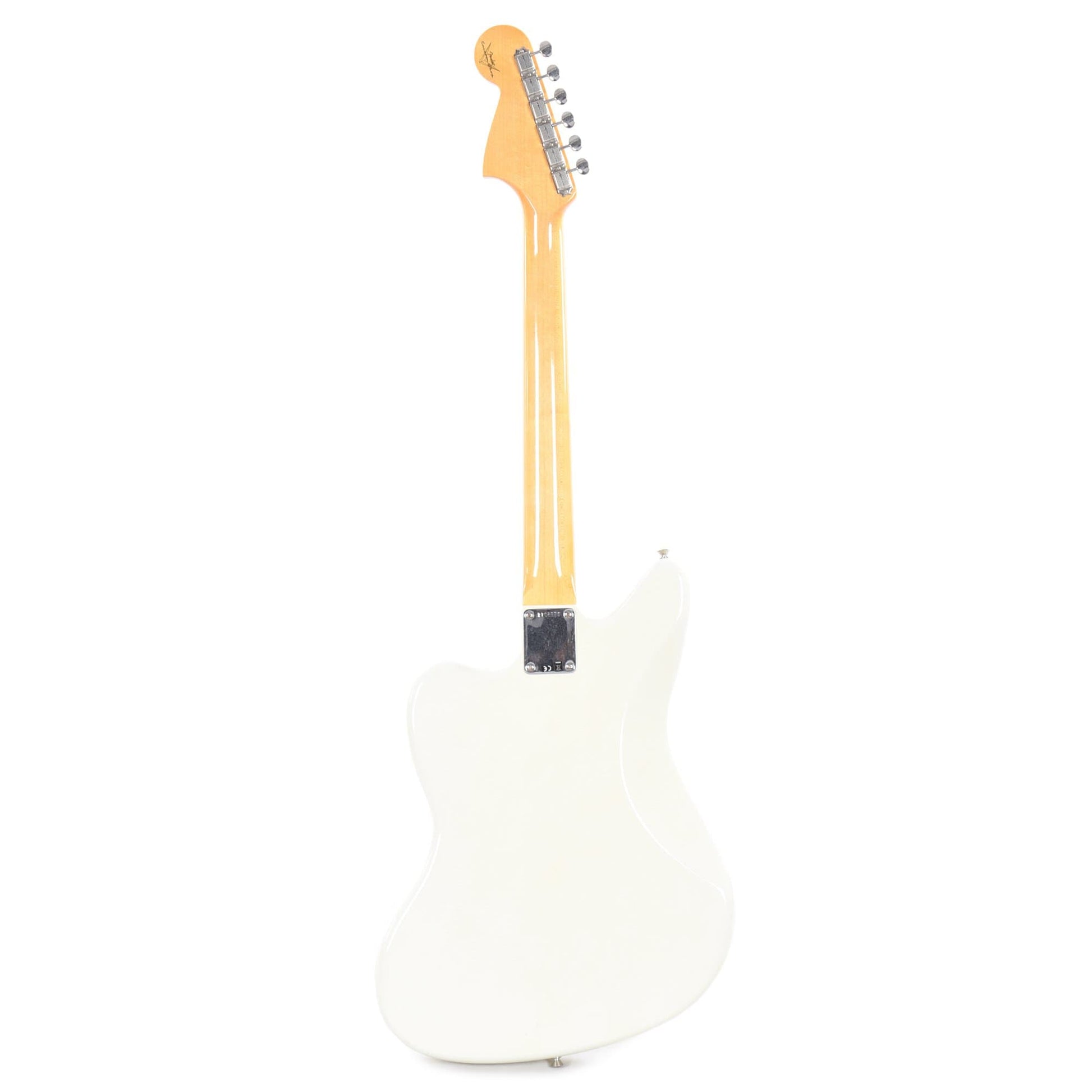 Fender Custom Shop 1962 Jaguar "CME Spec" Deluxe Closet Classic Super Aged Olympic White w/Painted Headcap Electric Guitars / Solid Body