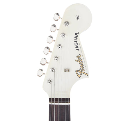 Fender Custom Shop 1962 Jaguar "CME Spec" Deluxe Closet Classic Super Aged Olympic White w/Painted Headcap Electric Guitars / Solid Body