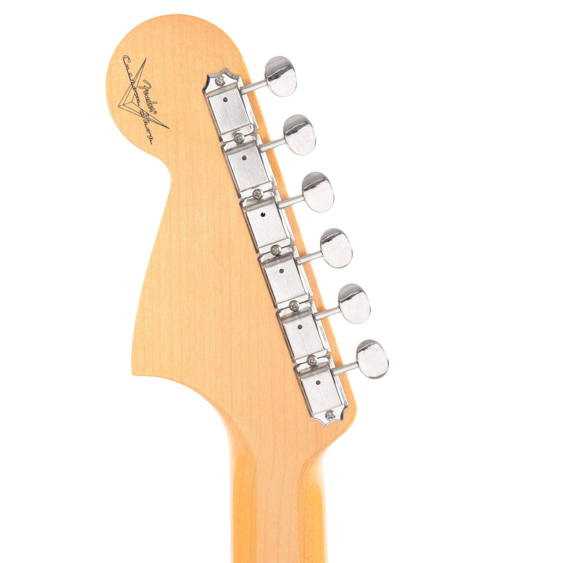 Fender Custom Shop 1962 Jaguar "CME Spec" Deluxe Closet Classic Super Aged Olympic White w/Painted Headcap Electric Guitars / Solid Body