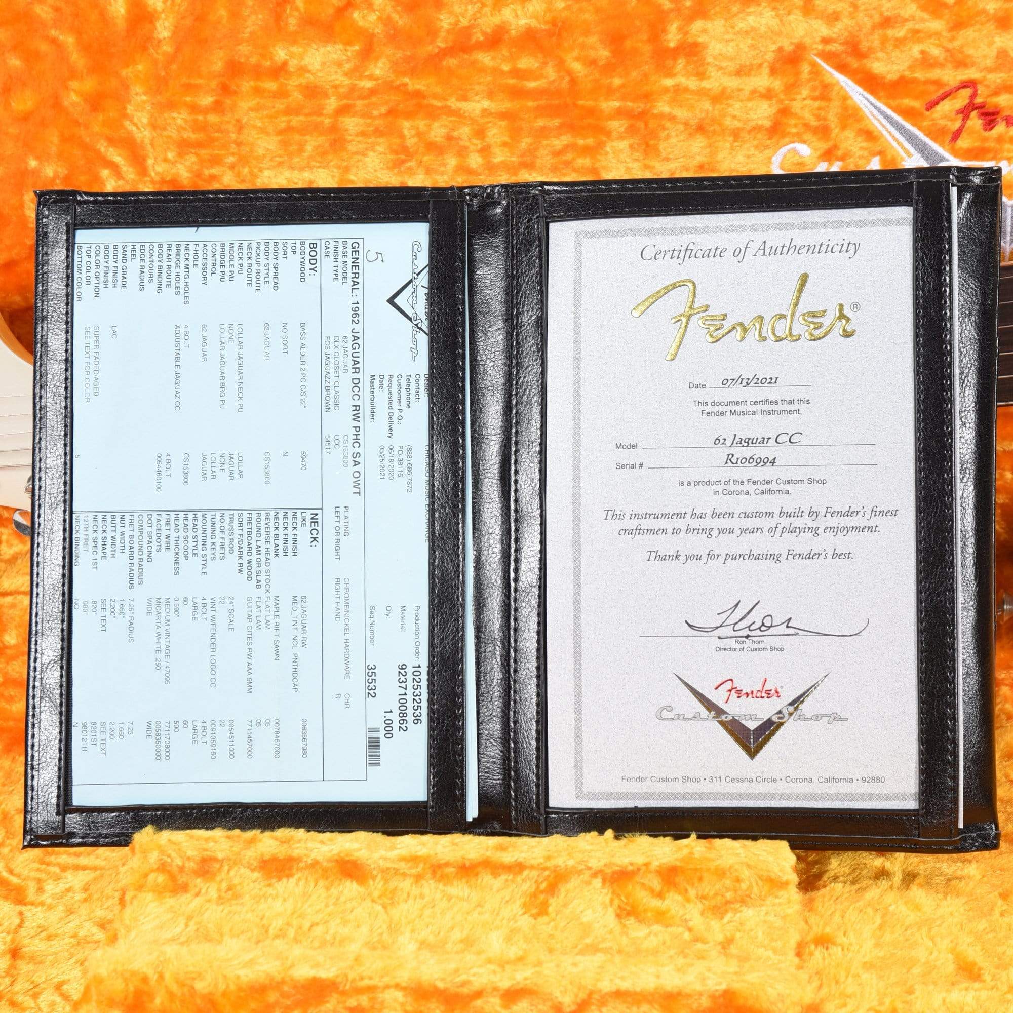 Fender Custom Shop 1962 Jaguar 