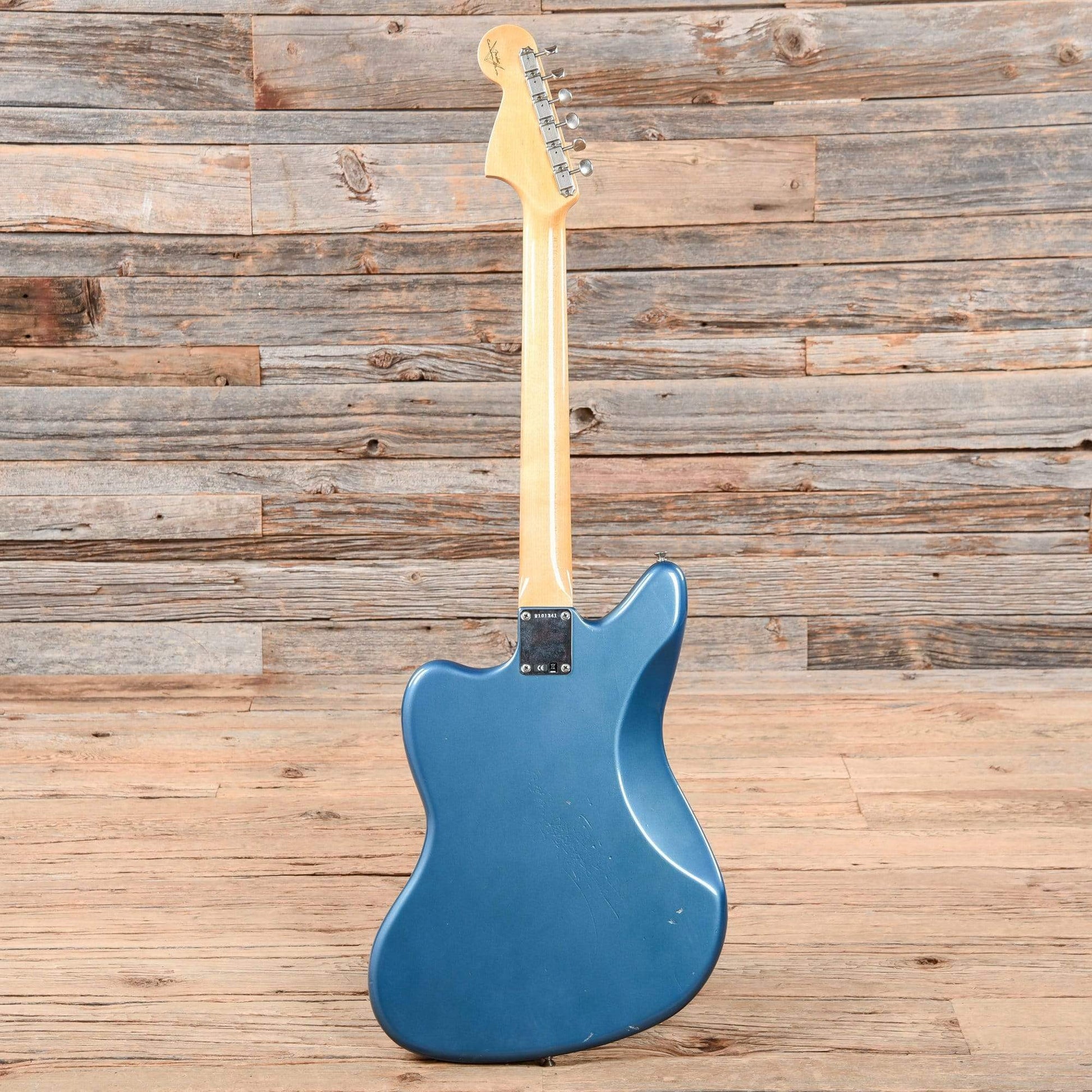 Fender Custom Shop 1962 Jaguar "CME Spec" Journeyman Relic Super Aged Lake Placid Blue w/Painted Headcap & Lollars Electric Guitars / Solid Body