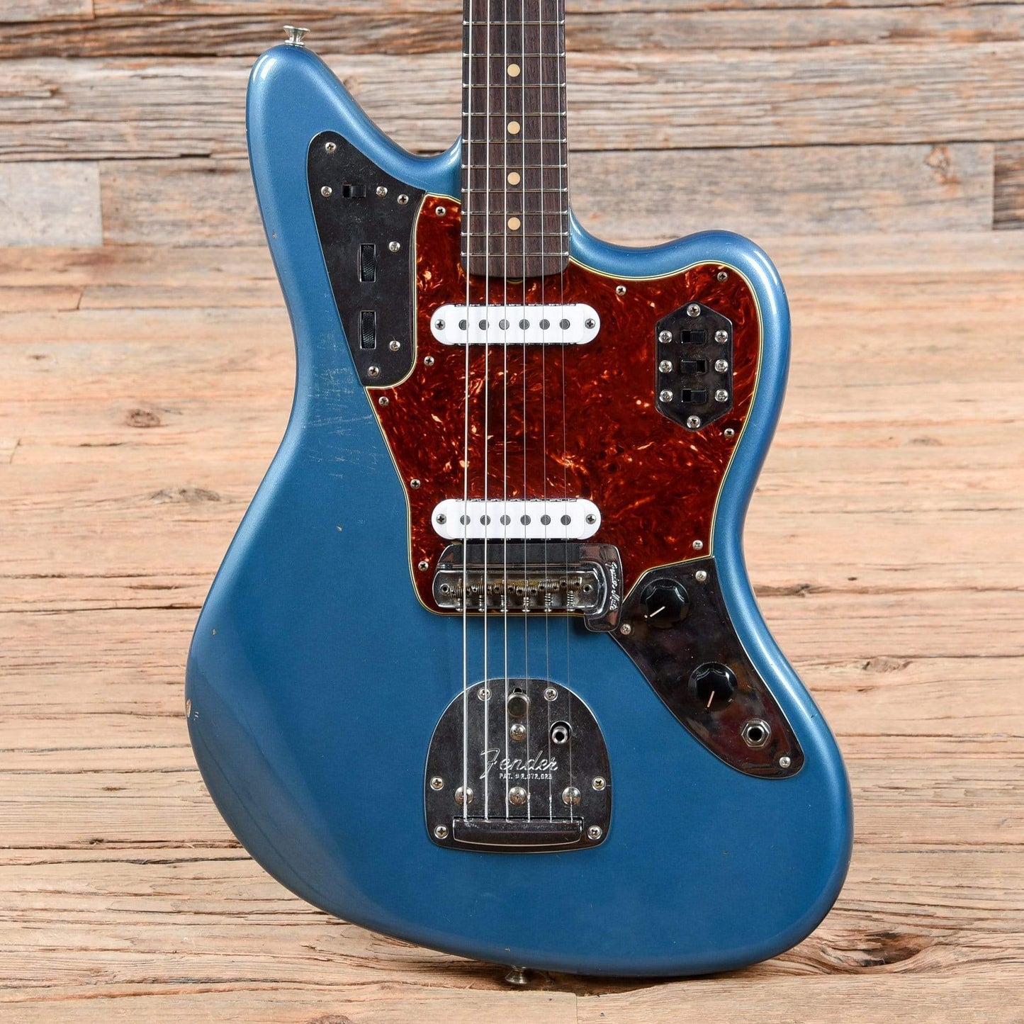 Fender Custom Shop 1962 Jaguar "CME Spec" Journeyman Relic Super Aged Lake Placid Blue w/Painted Headcap & Lollars Electric Guitars / Solid Body