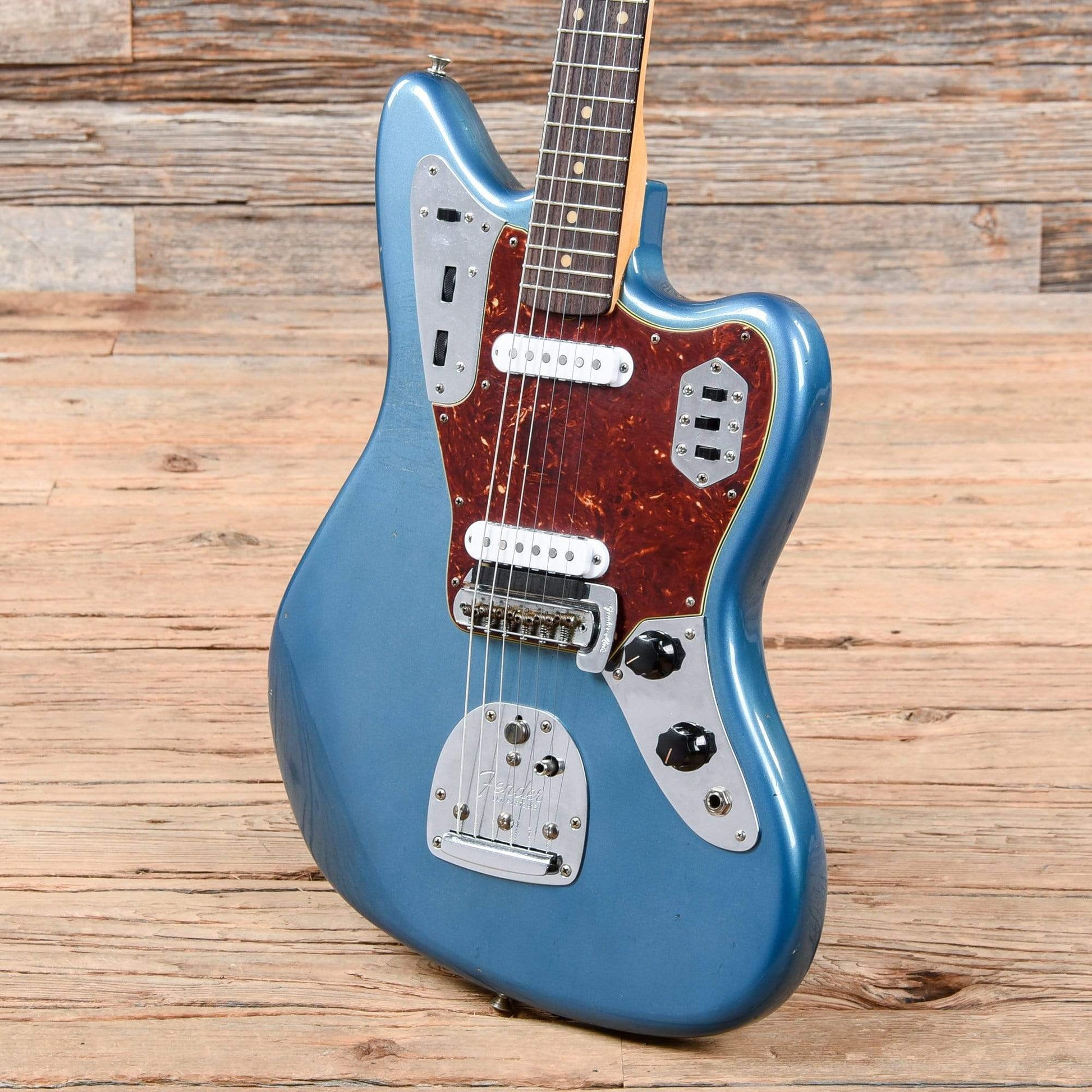 Fender Custom Shop 1962 Jaguar "CME Spec" Journeyman Relic Super Aged Lake Placid Blue w/Painted Headcap & Lollars Electric Guitars / Solid Body