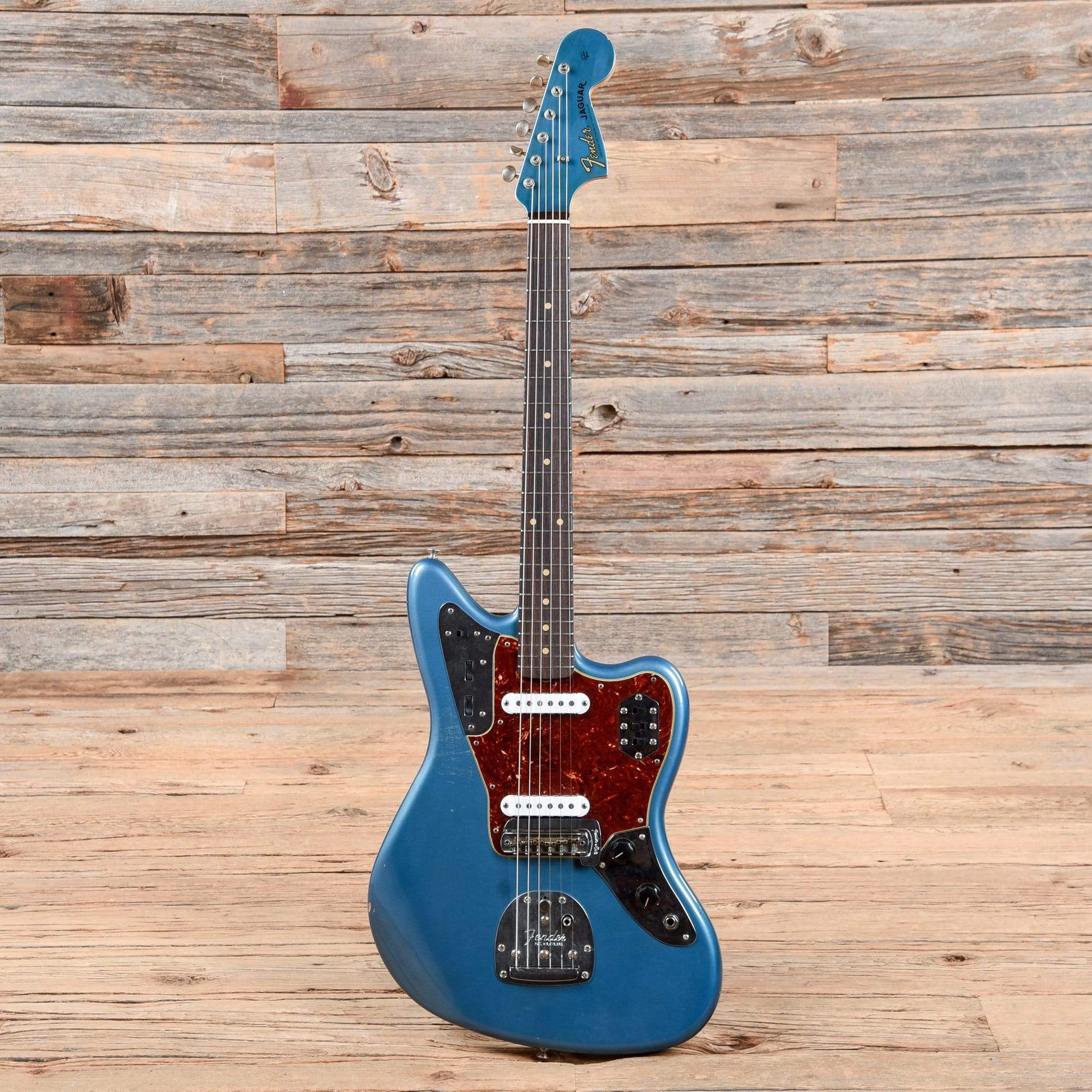 Fender Custom Shop 1962 Jaguar "CME Spec" Journeyman Relic Super Aged Lake Placid Blue w/Painted Headcap & Lollars Electric Guitars / Solid Body