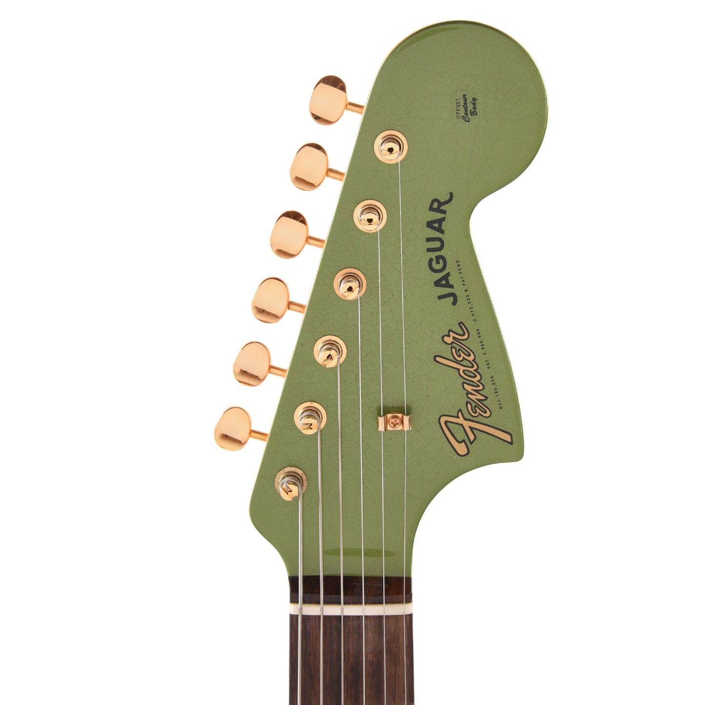 Fender Custom Shop 1962 Jaguar Deluxe Closet Classic Cadillac Green w/Painted Headcap & Gold Hardware Electric Guitars / Solid Body