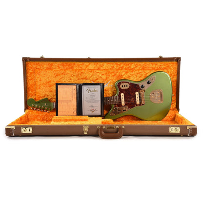 Fender Custom Shop 1962 Jaguar Deluxe Closet Classic Cadillac Green w/Painted Headcap & Gold Hardware Electric Guitars / Solid Body