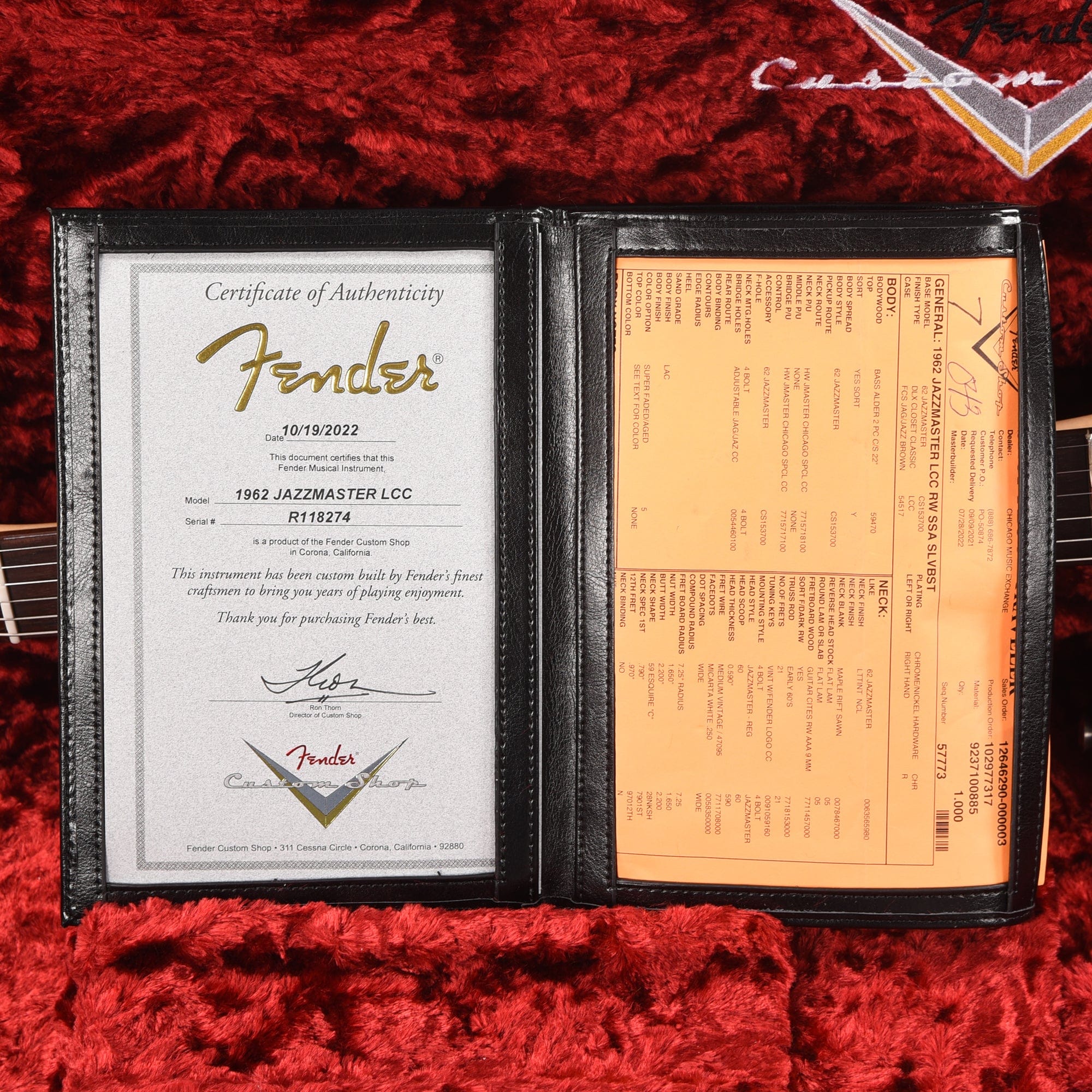 Fender Custom Shop 1962 Jazzmaster 