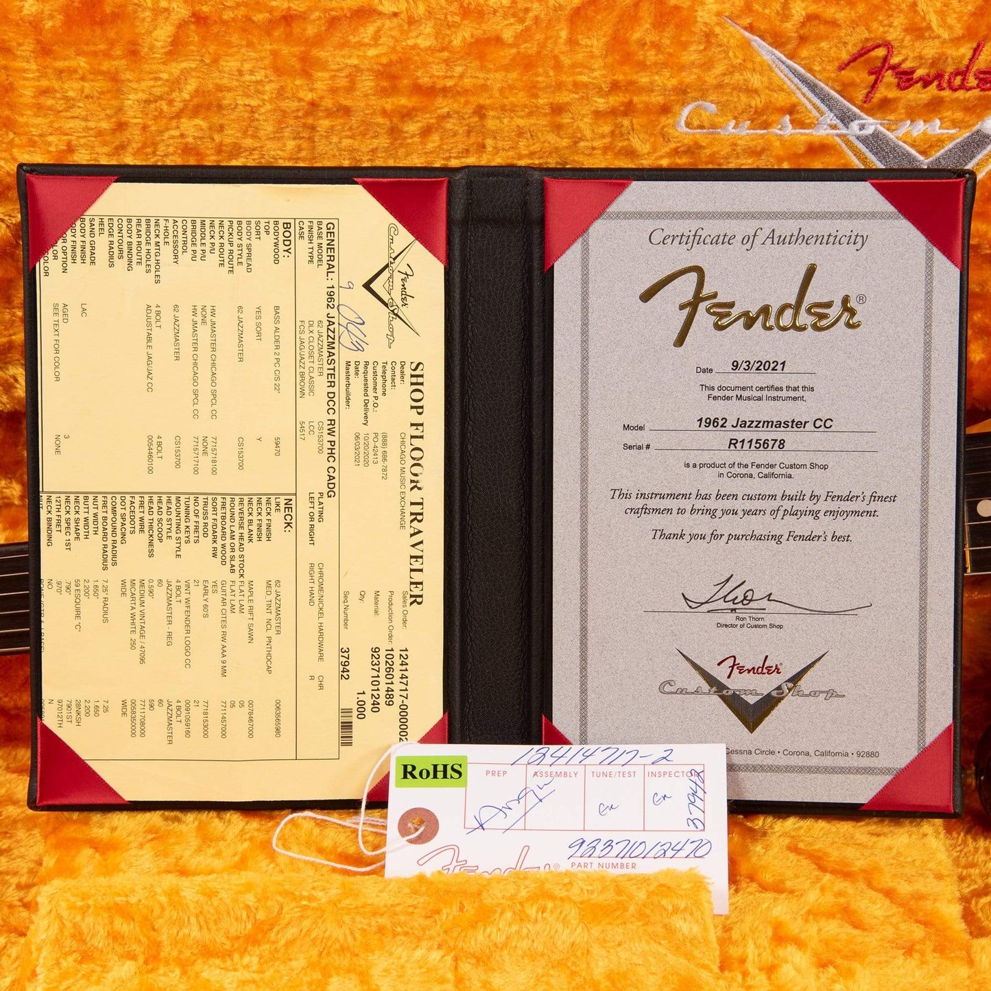 Fender Custom Shop 1962 Jazzmaster "Chicago Special" Deluxe Closet Classic Aged Cadillac Green Electric Guitars / Solid Body