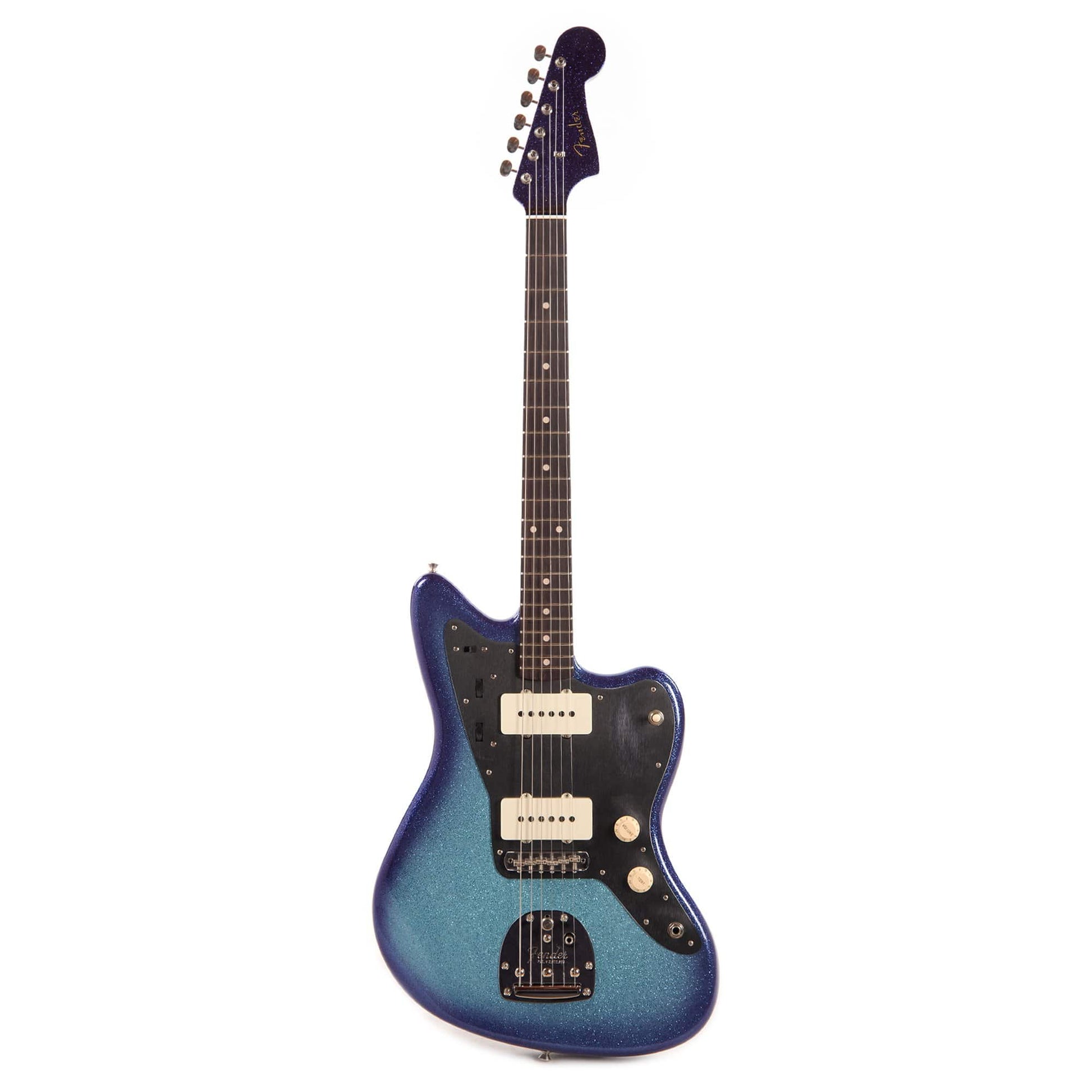 Fender Custom Shop 1962 Jazzmaster "Chicago Special" Deluxe Closet Classic Aged Daphne Blue/Midnight Purple Burst Sparkle w/Roasted Maple Neck Electric Guitars / Solid Body