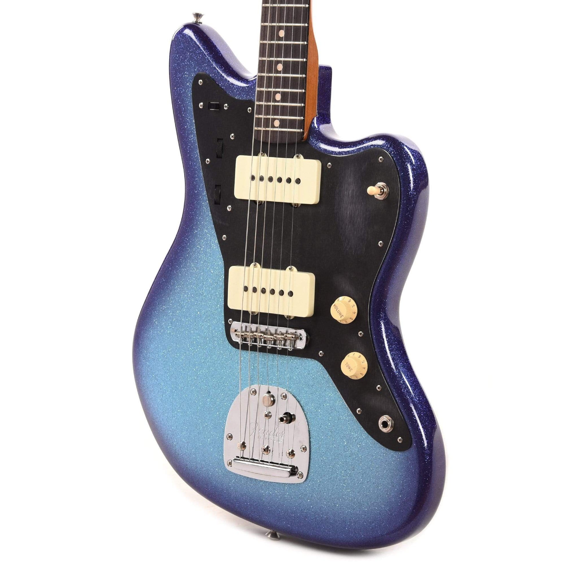 Fender Custom Shop 1962 Jazzmaster "Chicago Special" Deluxe Closet Classic Aged Daphne Blue/Midnight Purple Burst Sparkle w/Roasted Maple Neck Electric Guitars / Solid Body