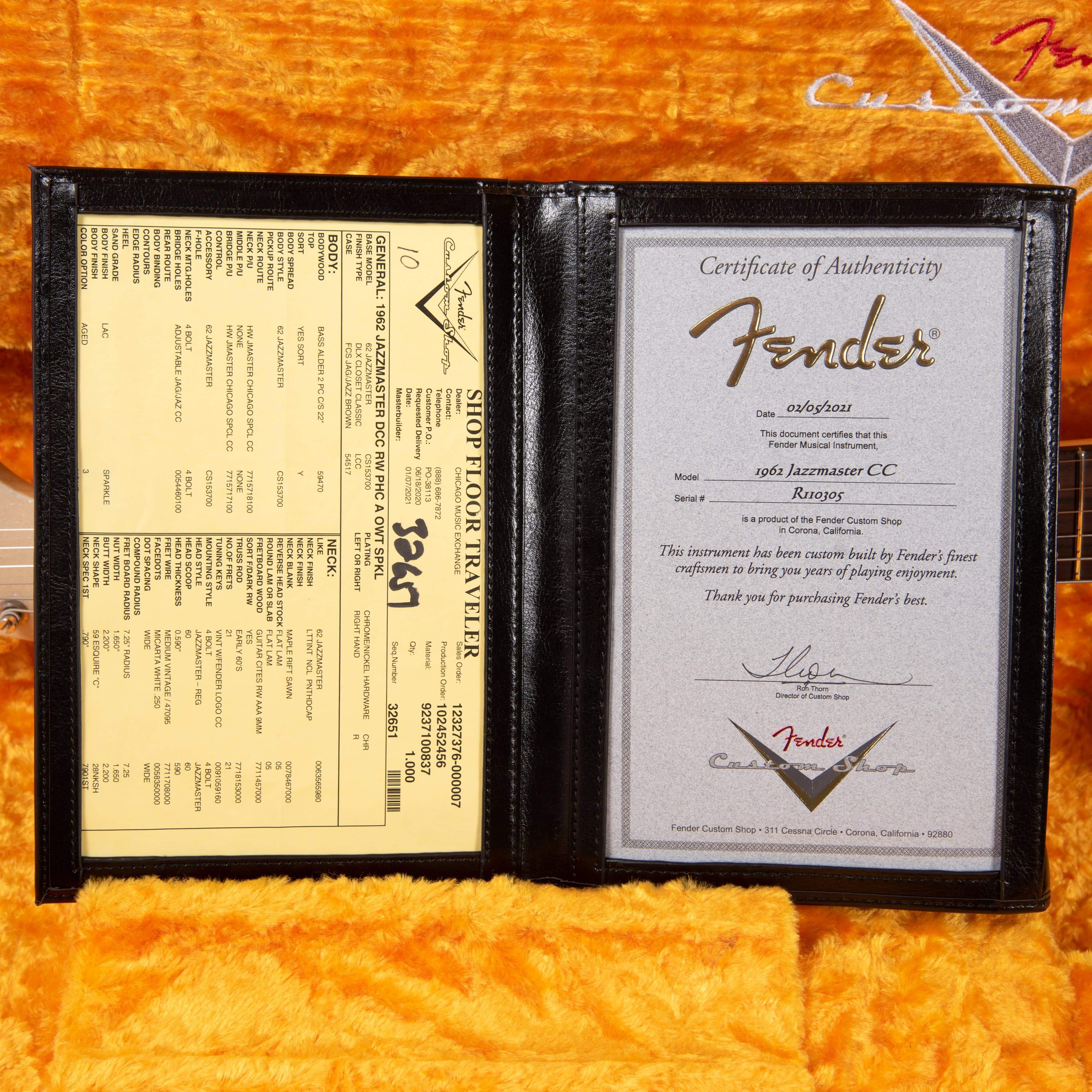 Fender Custom Shop 1962 Jazzmaster 