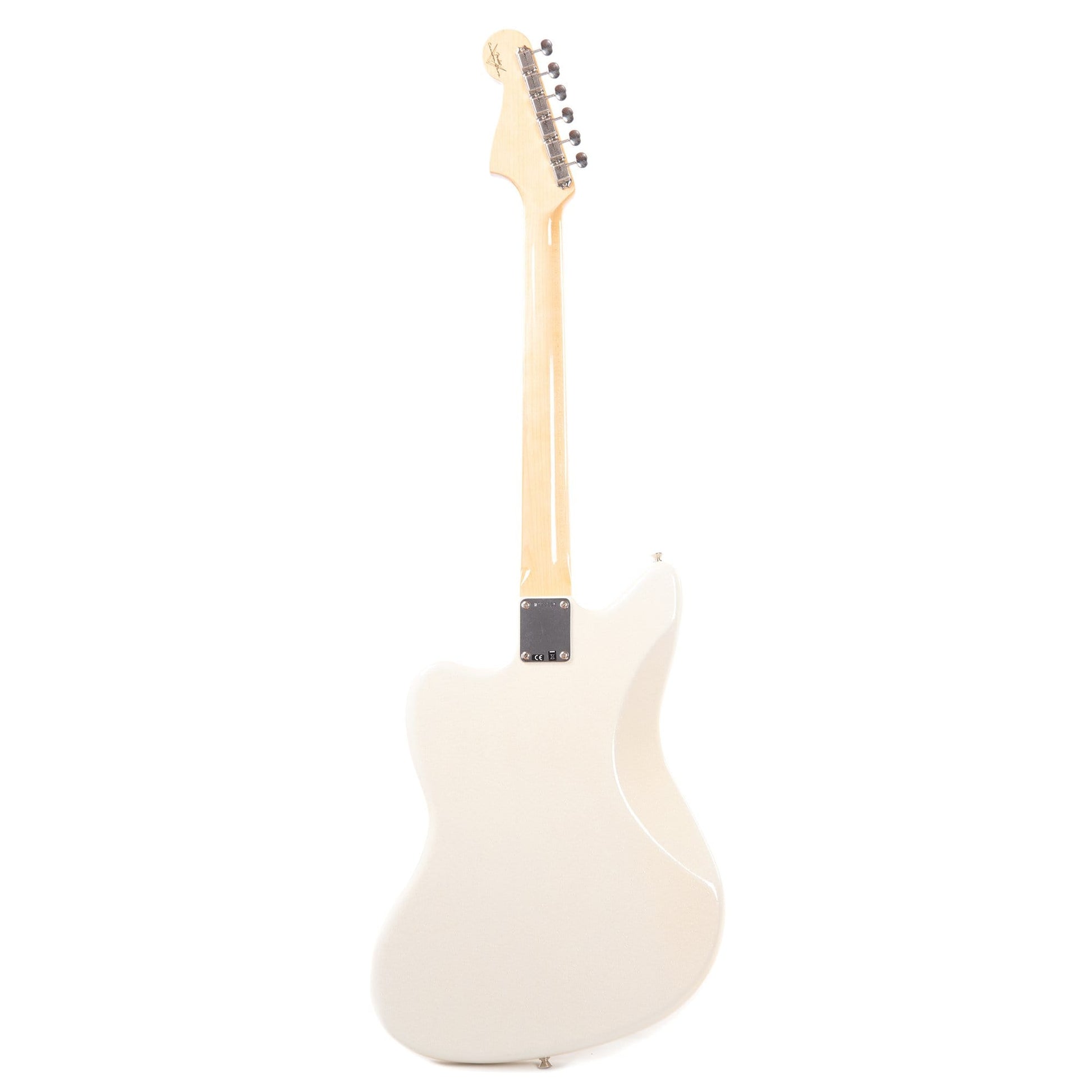 Fender Custom Shop 1962 Jazzmaster "Chicago Special" Deluxe Closet Classic Aged Olympic White Sparkle w/Painted Headcap Electric Guitars / Solid Body