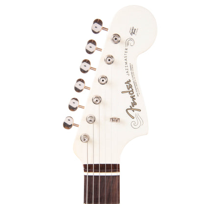Fender Custom Shop 1962 Jazzmaster "Chicago Special" Deluxe Closet Classic Aged Olympic White Sparkle w/Painted Headcap Electric Guitars / Solid Body