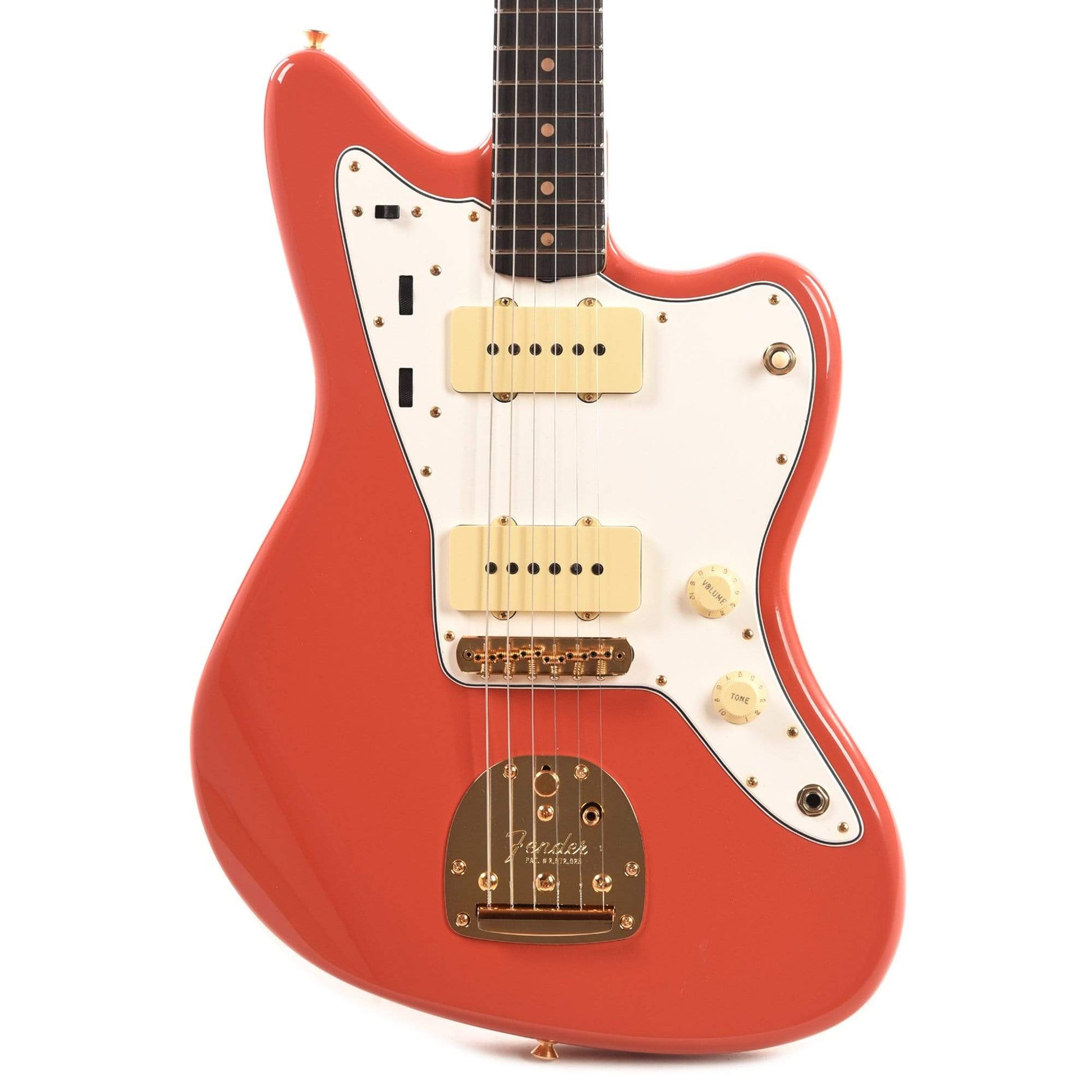 Fender Custom Shop 1962 Jazzmaster "Chicago Special" Deluxe Closet Classic Aged Tahitian Coral w/Gold Hardware & Painted Headcap Electric Guitars / Solid Body
