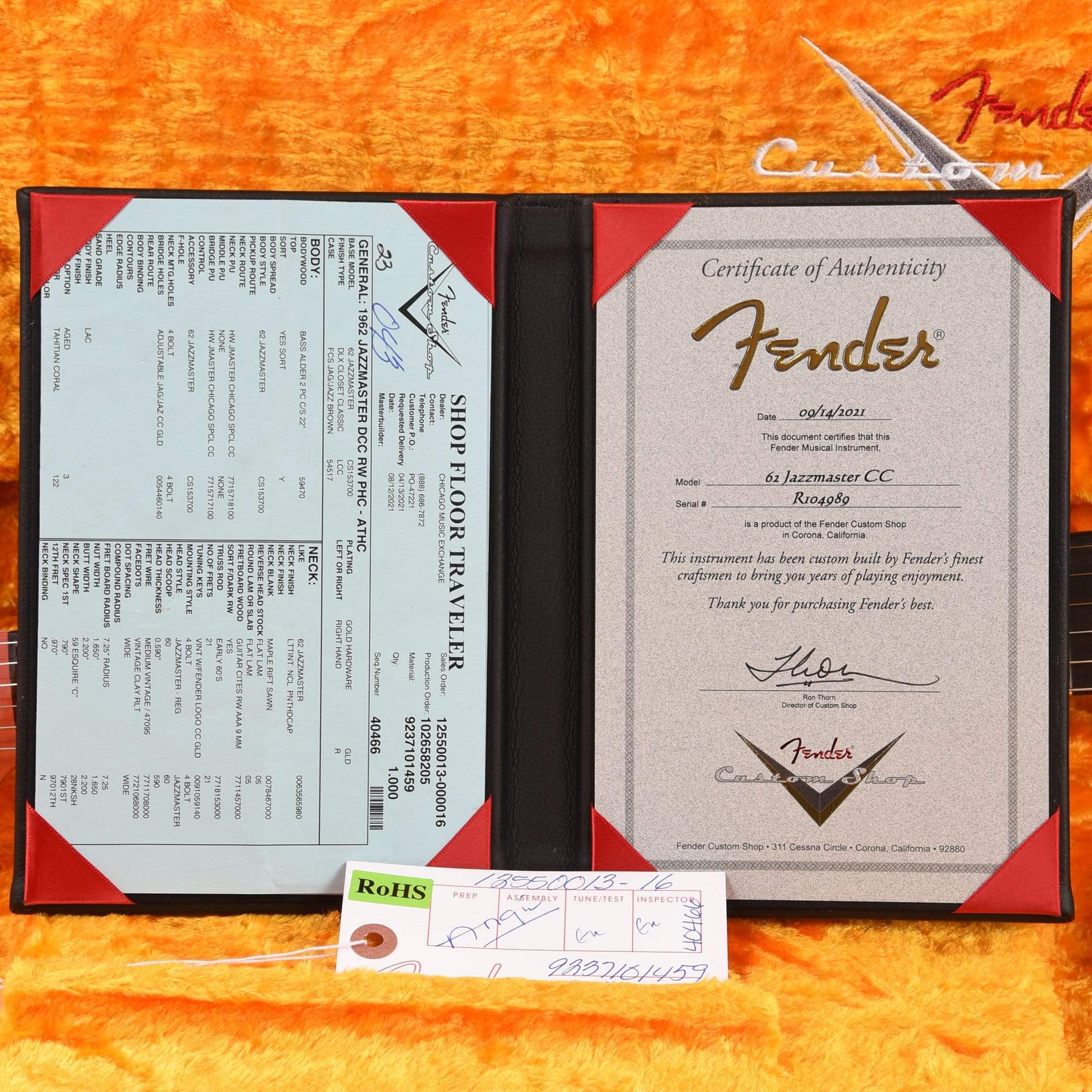 Fender Custom Shop 1962 Jazzmaster 