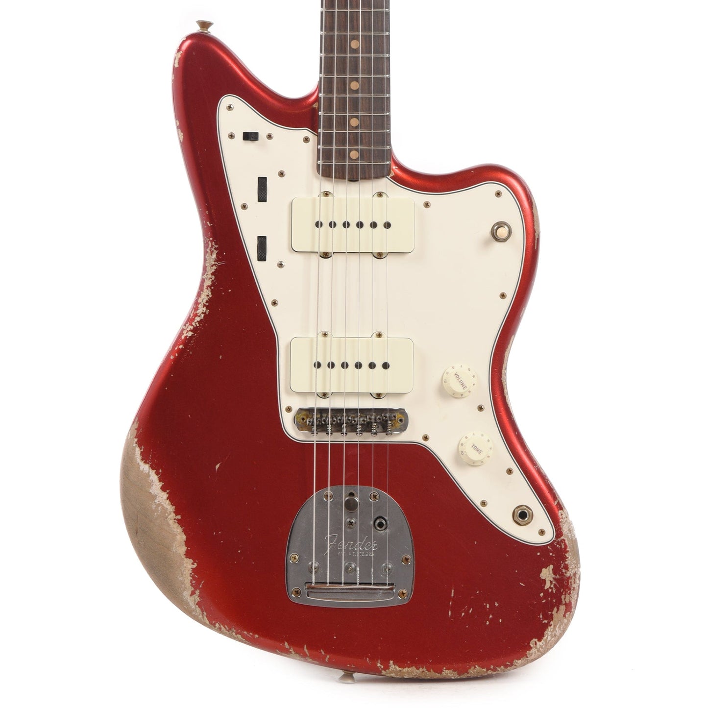 Fender Custom Shop 1962 Jazzmaster "Chicago Special" Heavy Relic Aged Candy Apple Red w/Painted Headcap Electric Guitars / Solid Body