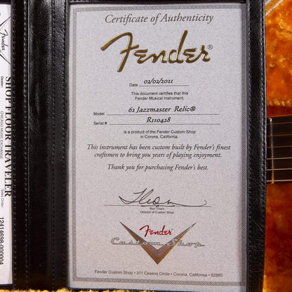 Fender Custom Shop 1962 Jazzmaster "Chicago Special" Heavy Relic Aged Magenta Sparkle Electric Guitars / Solid Body